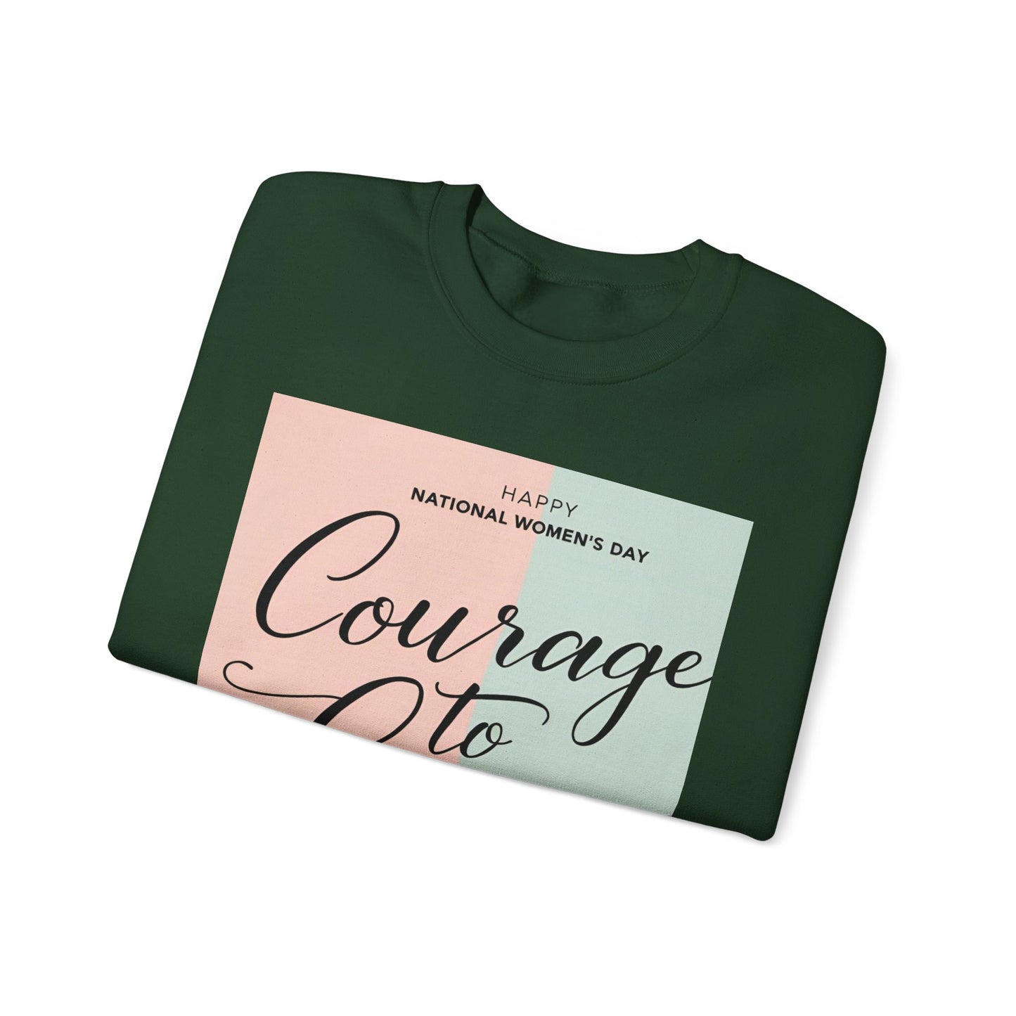 Courage to Care Sweatshirt vir Geestesgesondheidsbewustheid