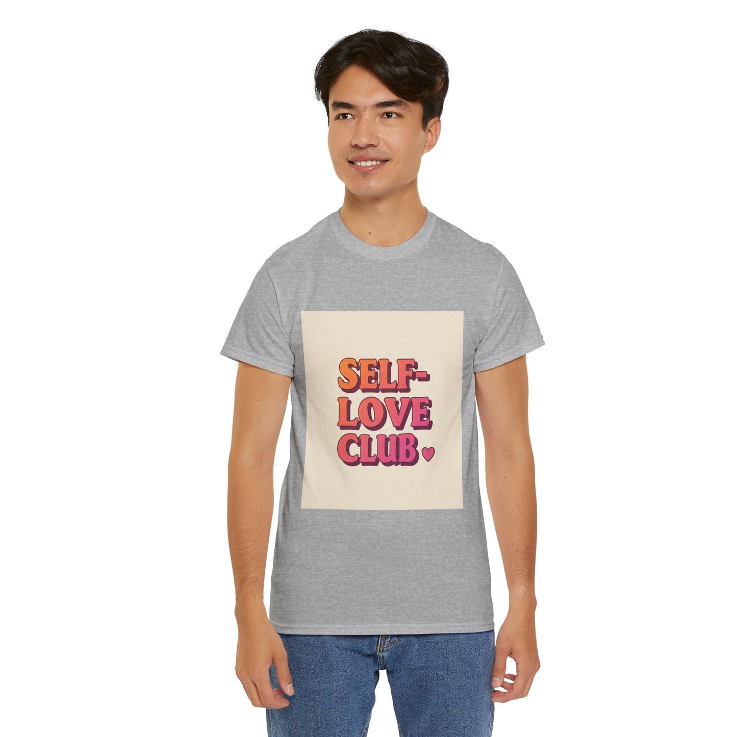 Self-Love Club Unisex Heavy Cotton Tee - Empowerment & Comfort for All