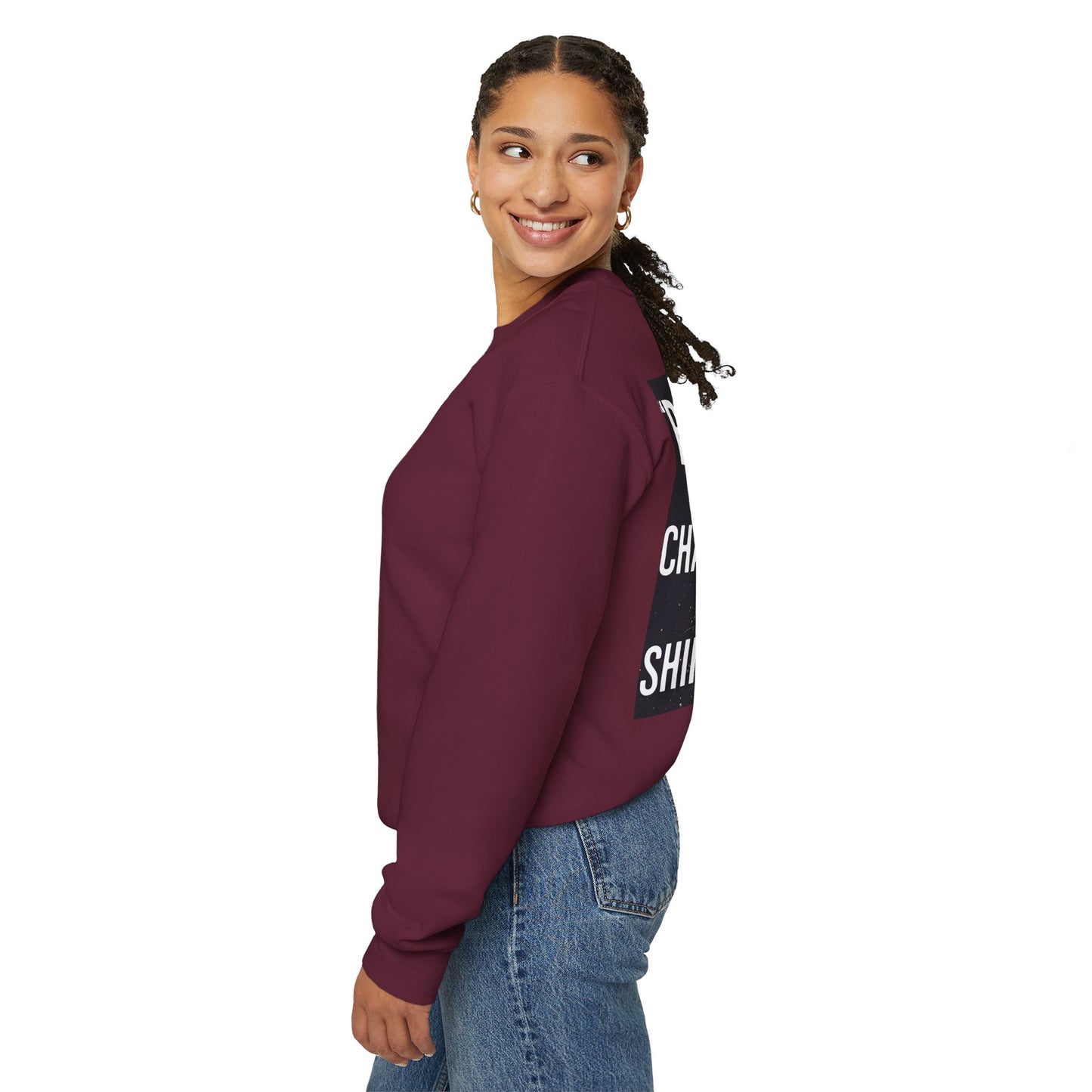 Empowering Feminist Sweatshirt - "Break the Chains, Shine"