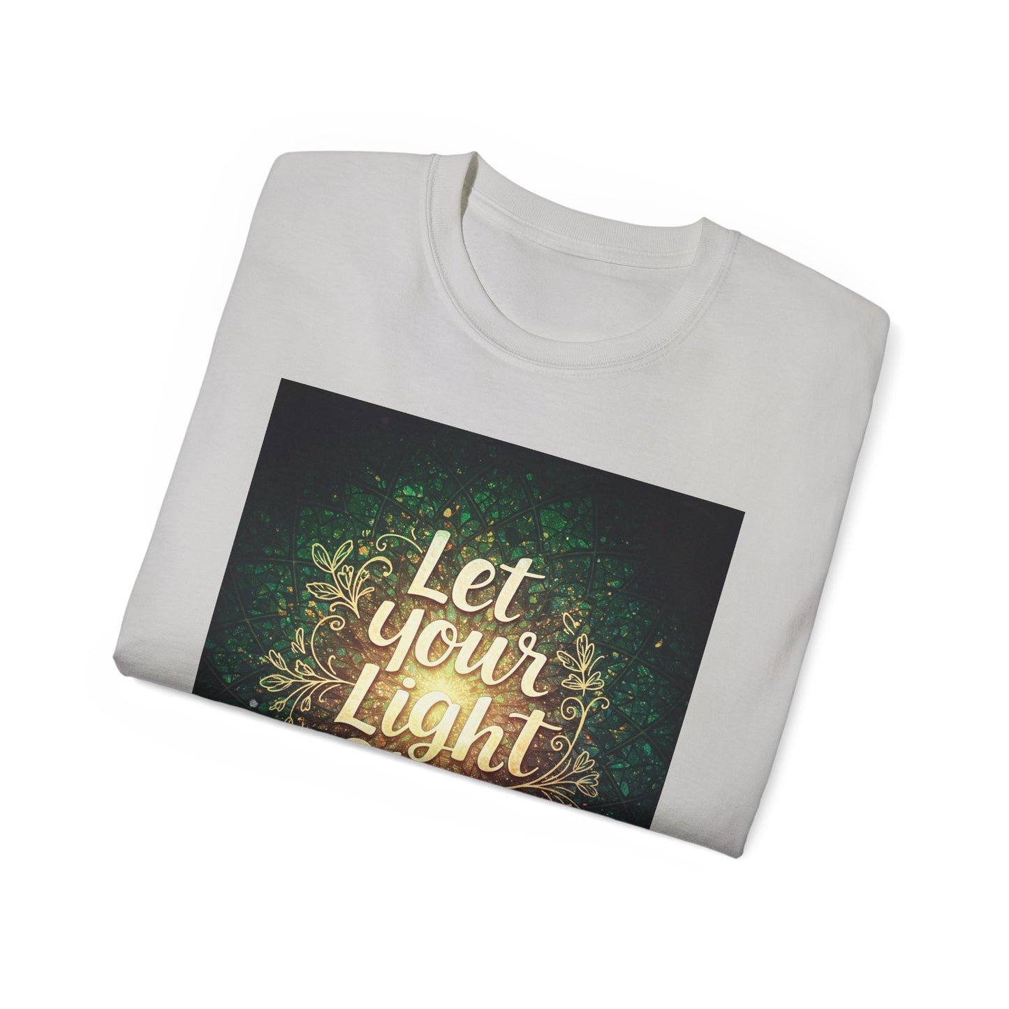 Inspirational Unisex Ultra Cotton Tee - "Let Your Light Shine"