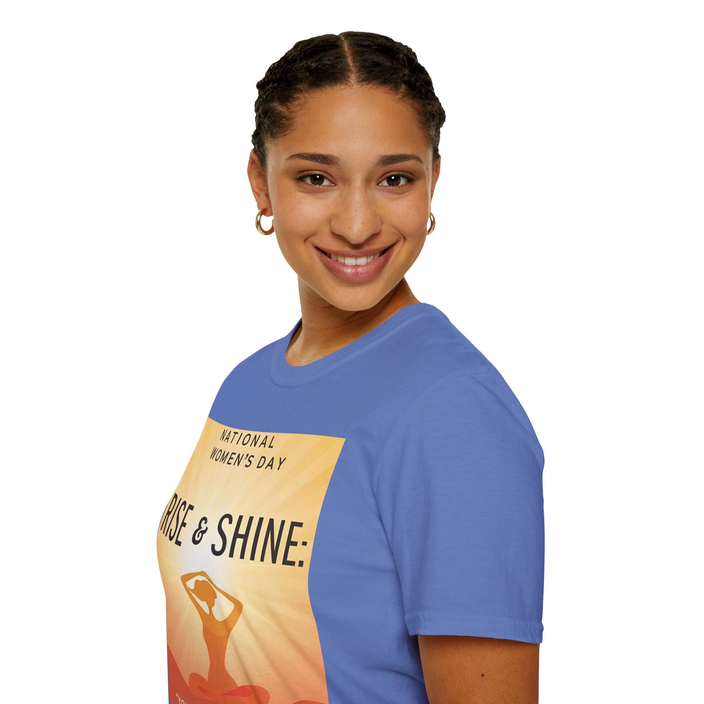 Empowering Women's Day T-Shirt - "Rise & Shine: Your Mind Matters"