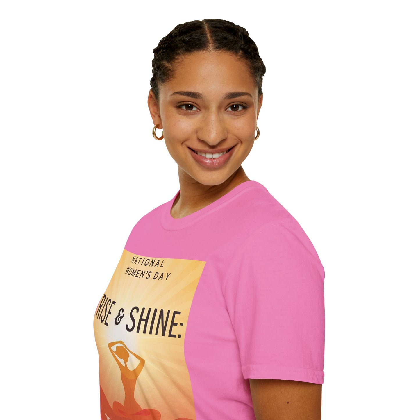 Empowering Women's Day T-Shirt - "Rise & Shine: Your Mind Matters"