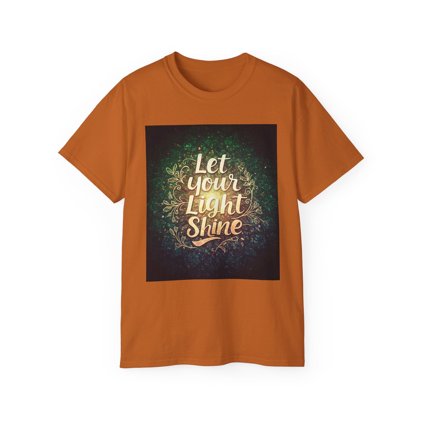 Inspirational Unisex Ultra Cotton Tee - "Let Your Light Shine"