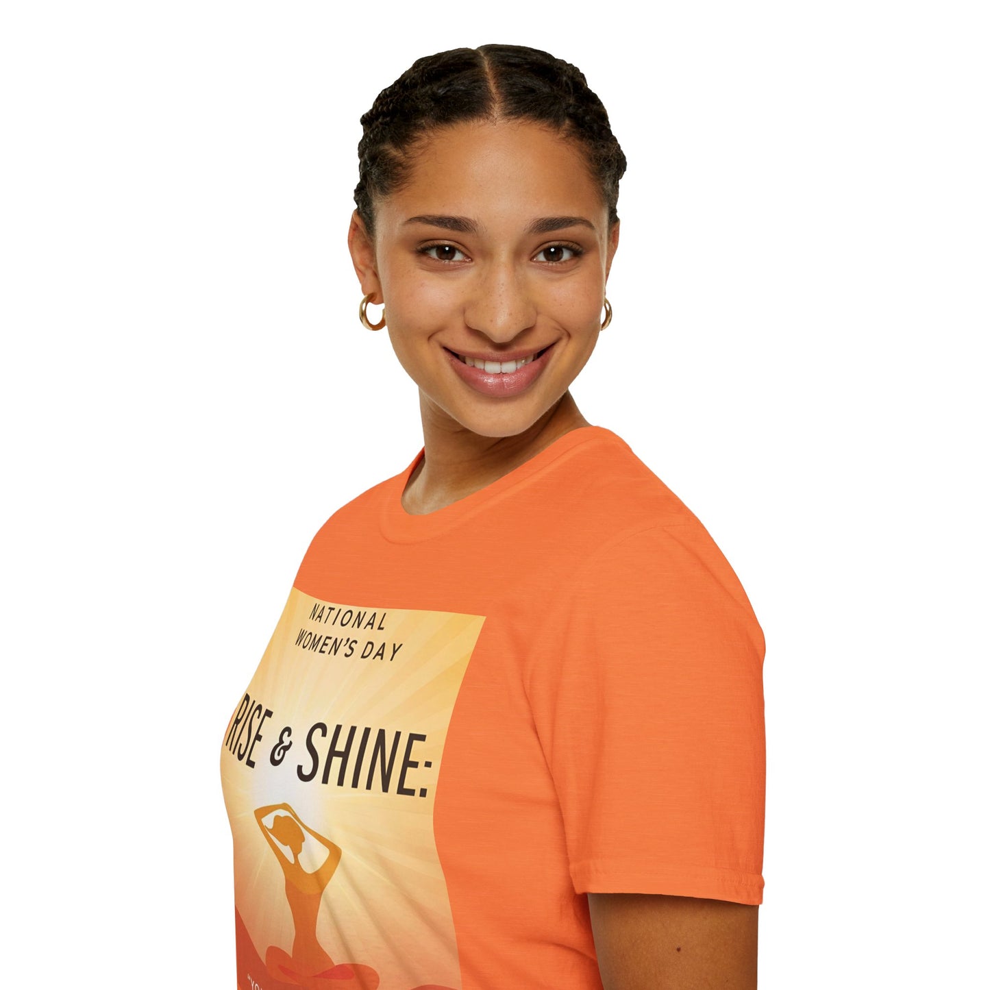 Empowering Women's Day T-Shirt - "Rise & Shine: Your Mind Matters"