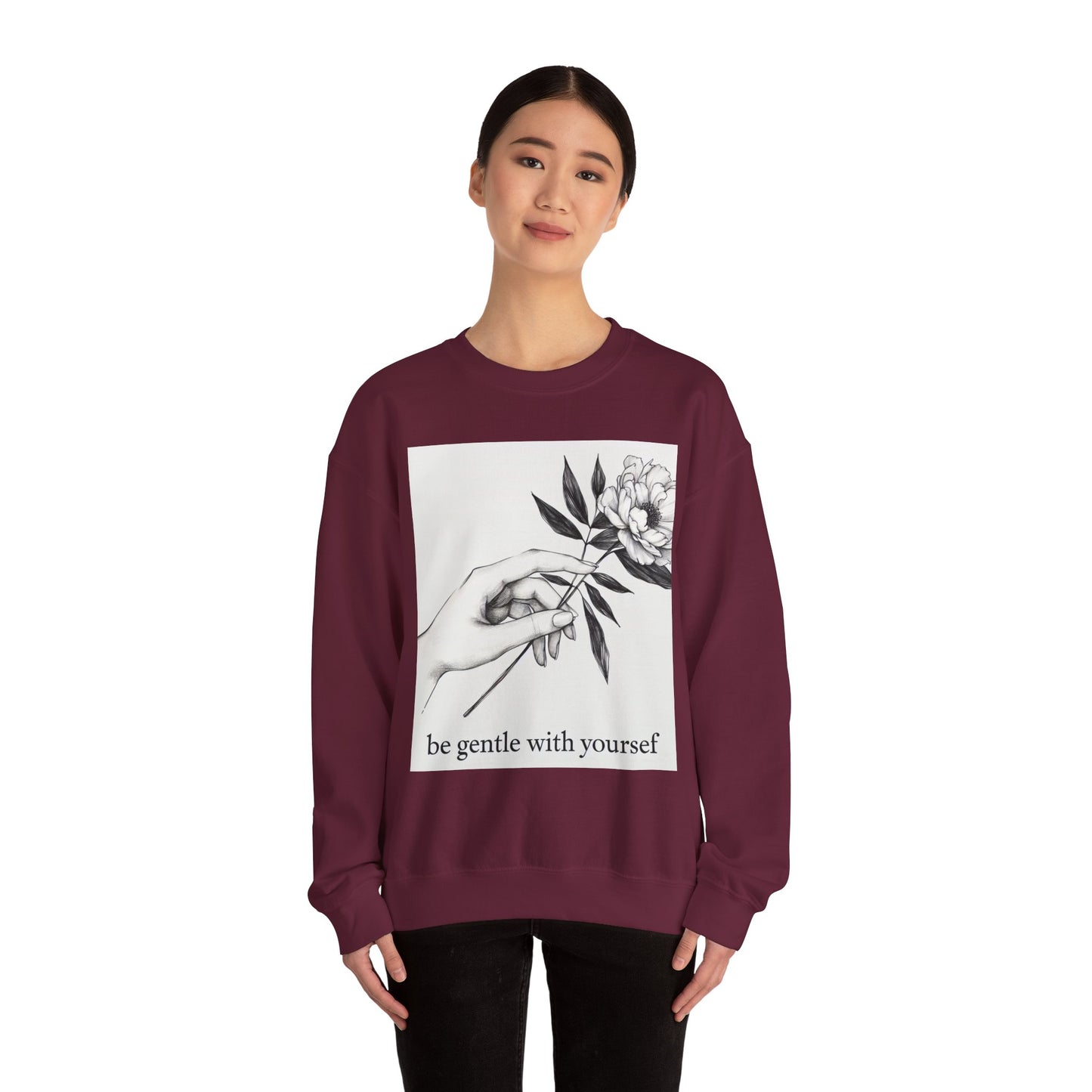 Be Gentle With Yourself Crewneck Sweatshirt - Unisex Heavy Blend™