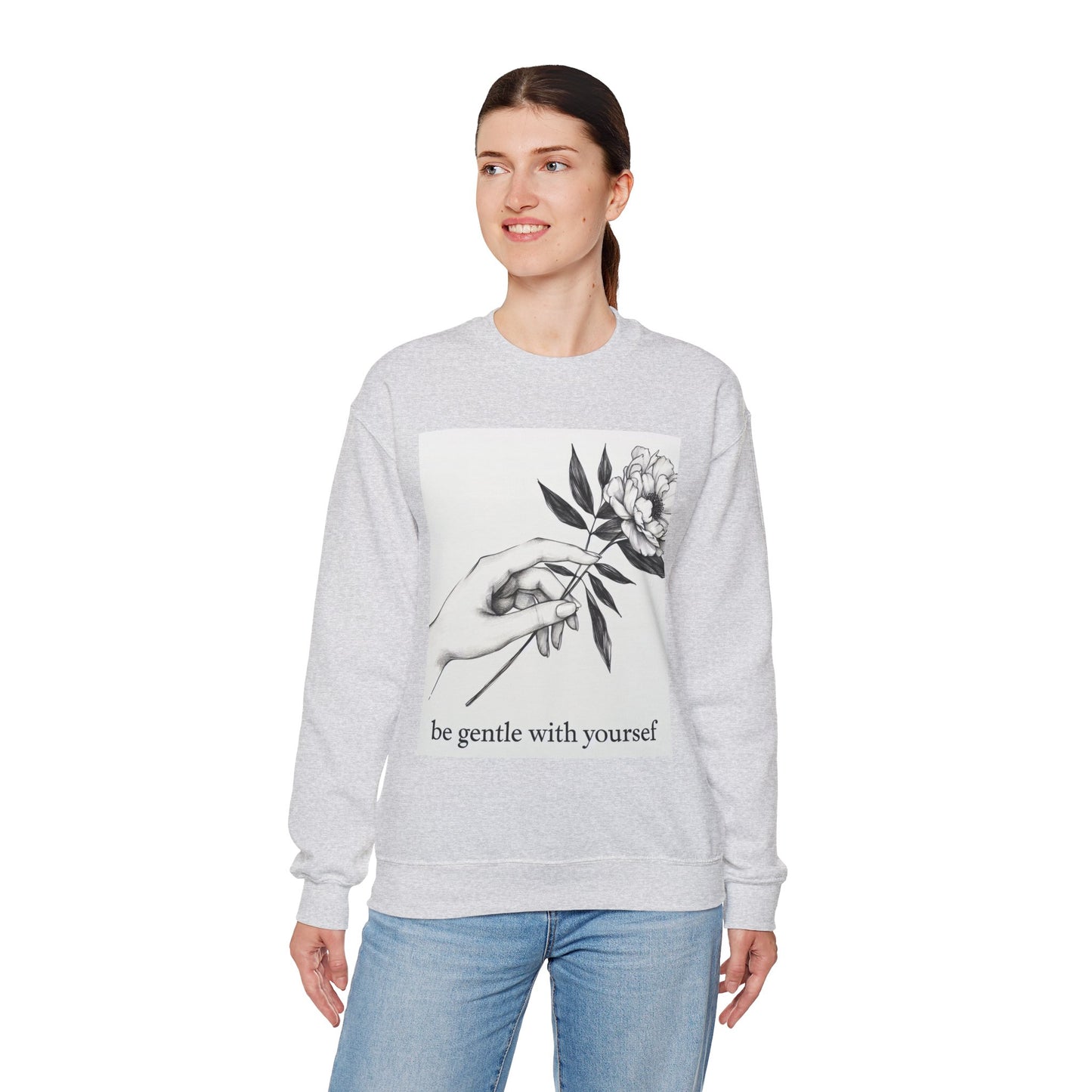 Be Gentle With Yourself Crewneck Sweatshirt - Unisex Heavy Blend™