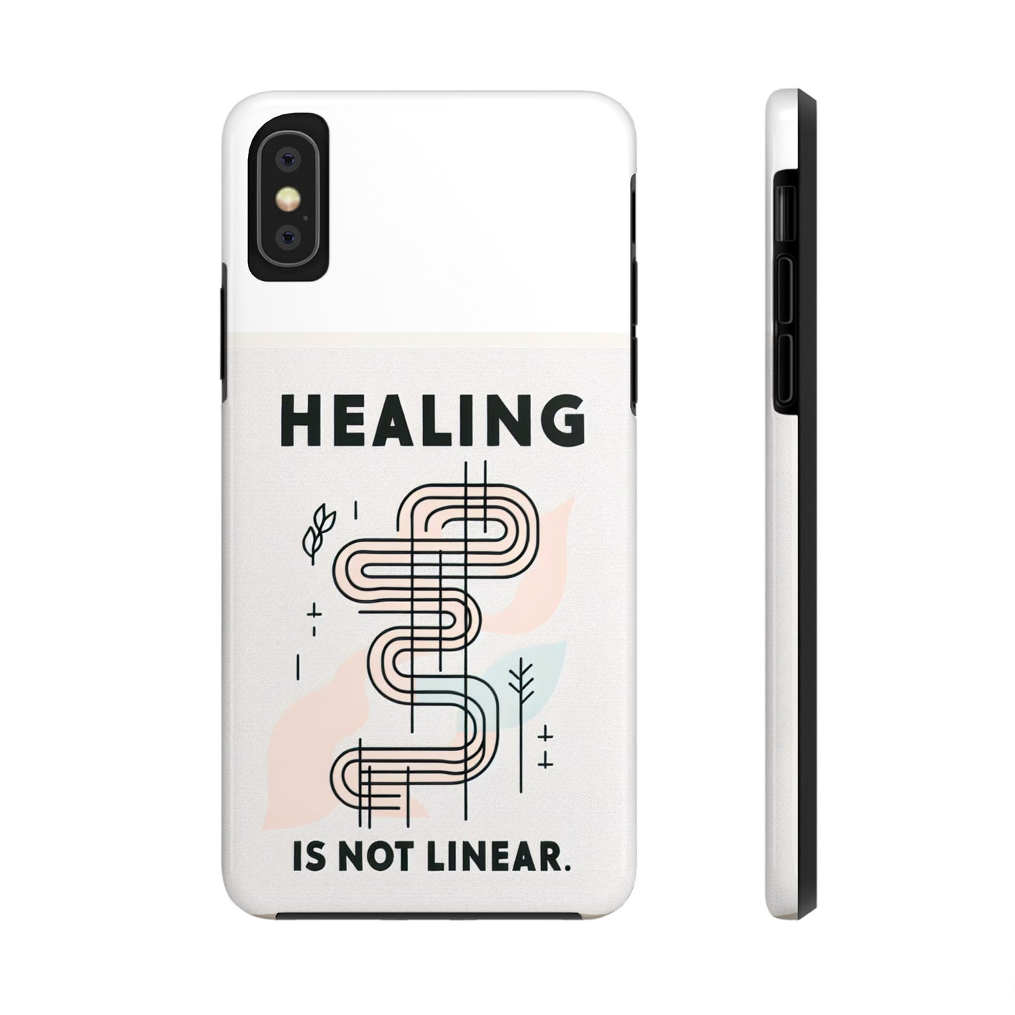 Healing Is Not Linear Tough Phone Case - Durable and Stylish Protection for Your Device