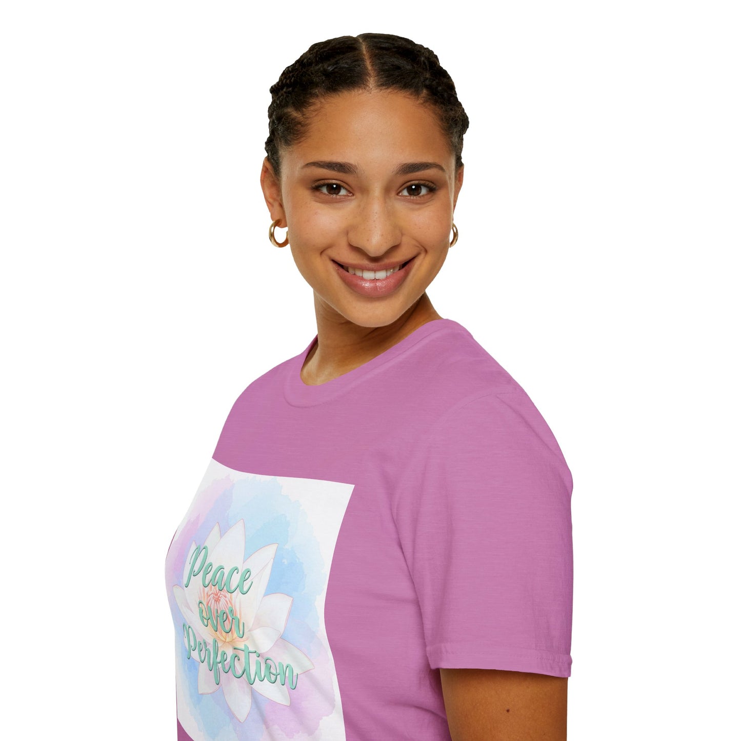 Peace Over Perfection Unisex Softstyle T-Shirt - Inspirational Casual Wear