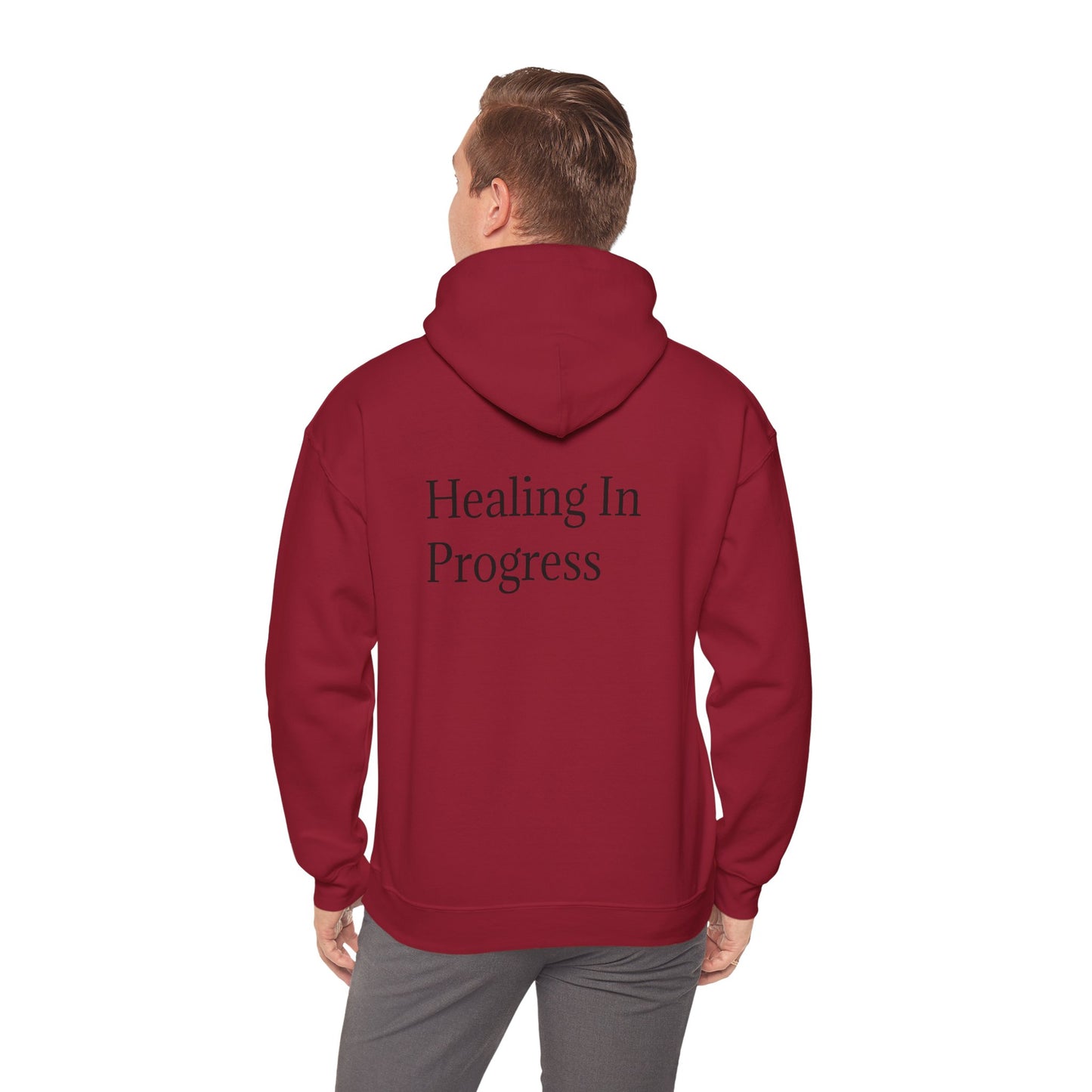 Healing in Progress Unisex Heavy Blend Hoodie - Gesellige trui vir selfversorging en ontspanning