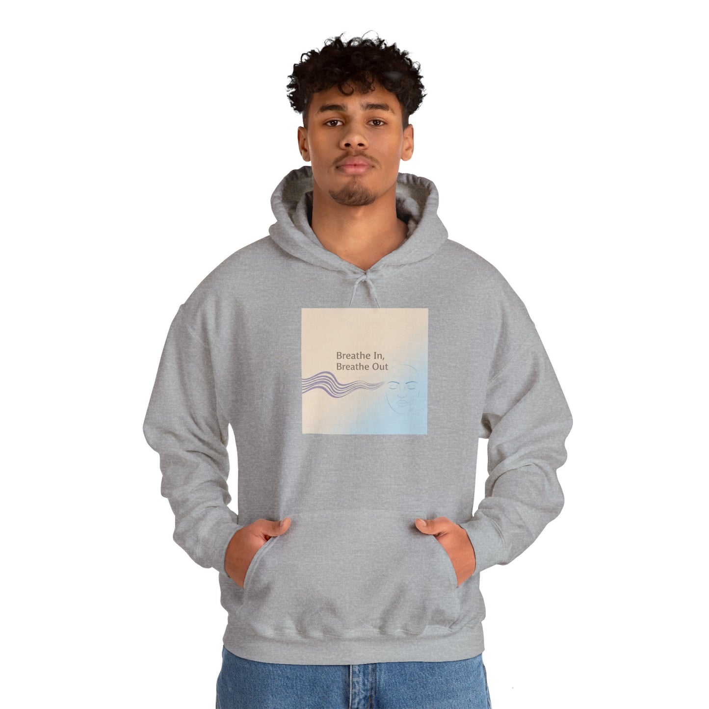 Mindfulness Breathe In Hoodie for Stress Relief