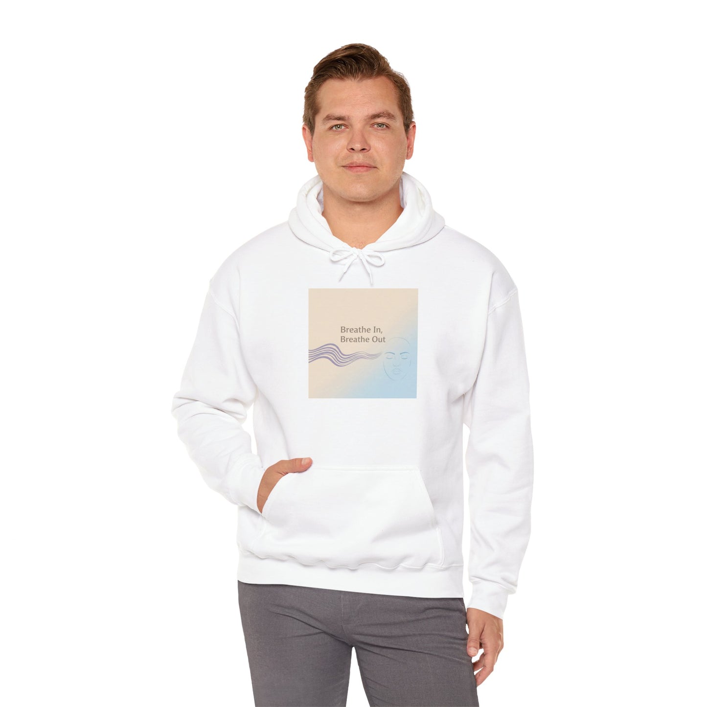 Mindfulness Breathe In Hoodie for Stress Relief