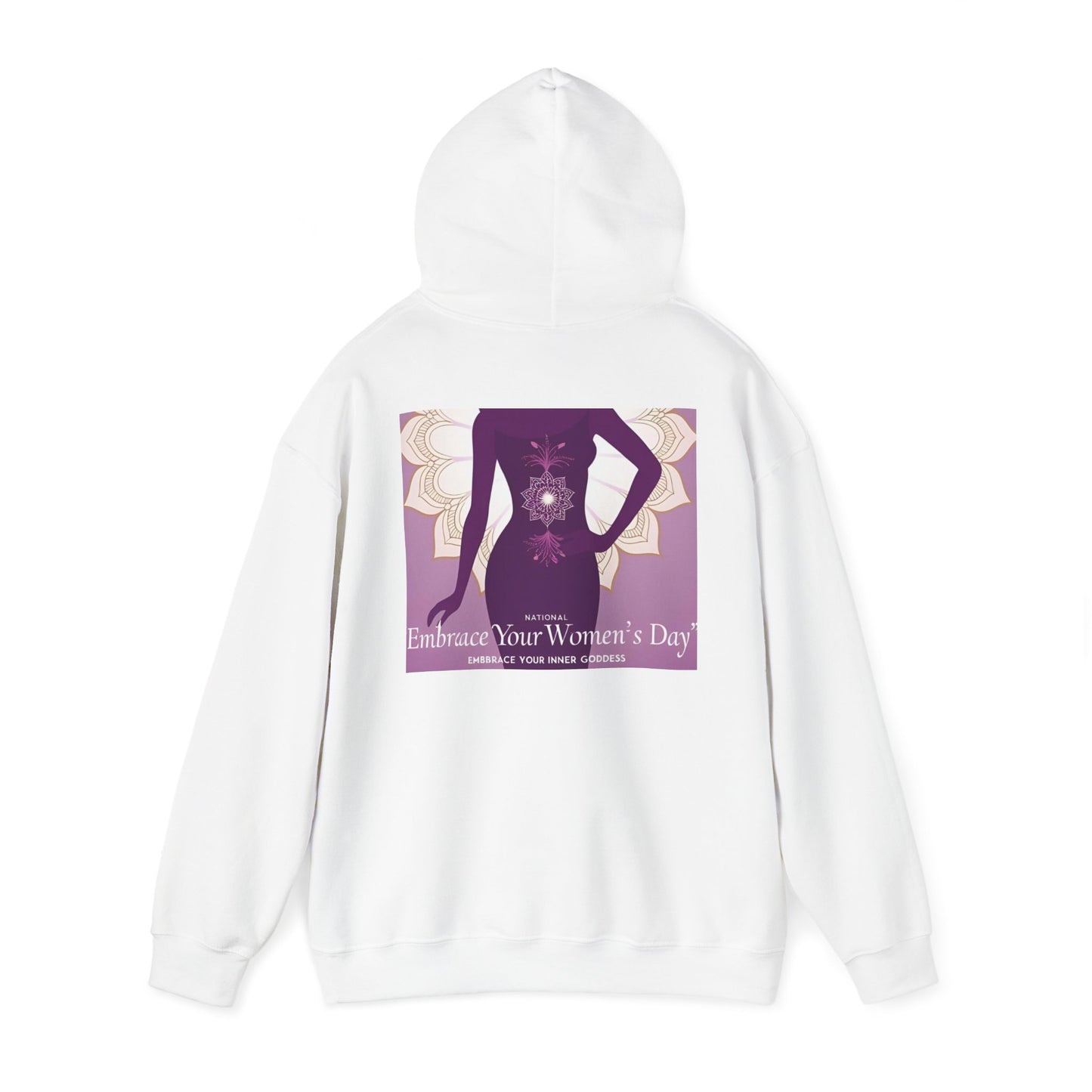 Embrace Your Women's Day Hoodie - Unisex Heavy Blend Sweatshirt