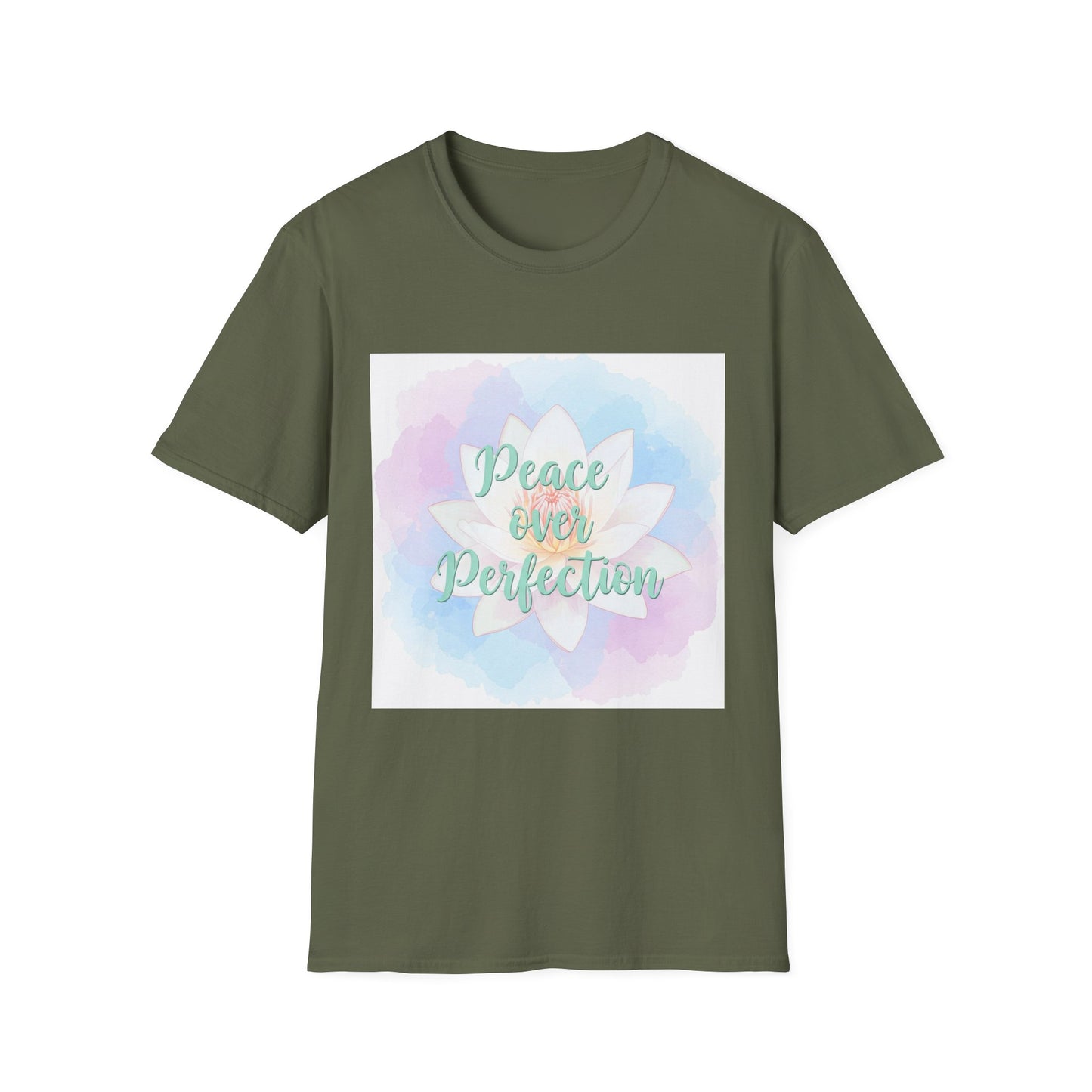 Peace Over Perfection Unisex Softstyle T-Shirt - Inspirational Casual Wear