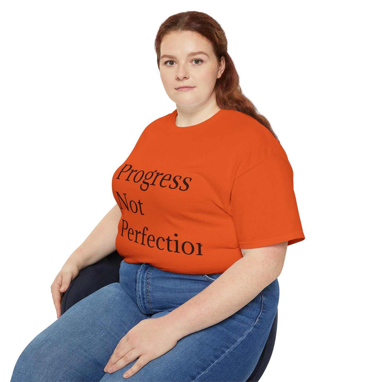 Progress Not Perfection Unisex Ultra Cotton Tee | Motiverende T-hemp vir daaglikse inspirasie