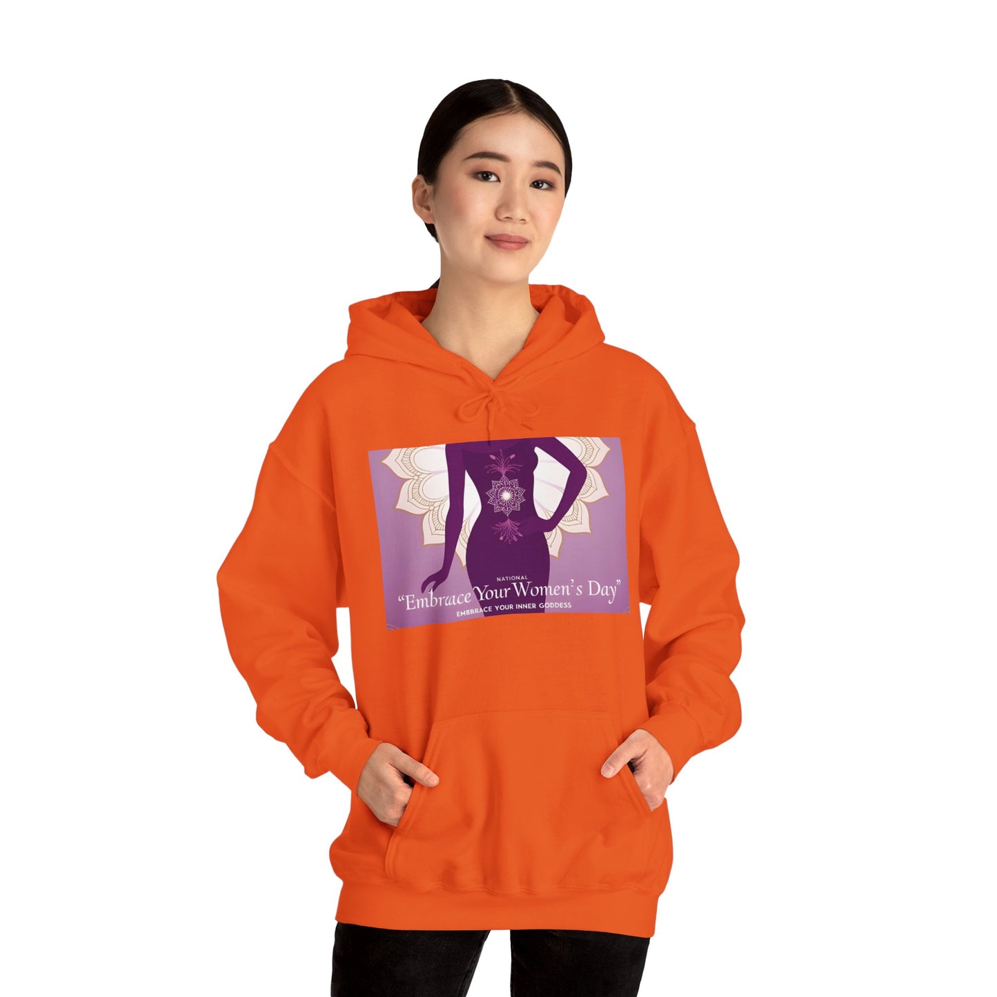 မင်းရဲ့အမျိုးသမီးများနေ့ Hoodie ကို ခင်တွယ်ပါ - Unisex Heavy Blend အင်္ကျီ