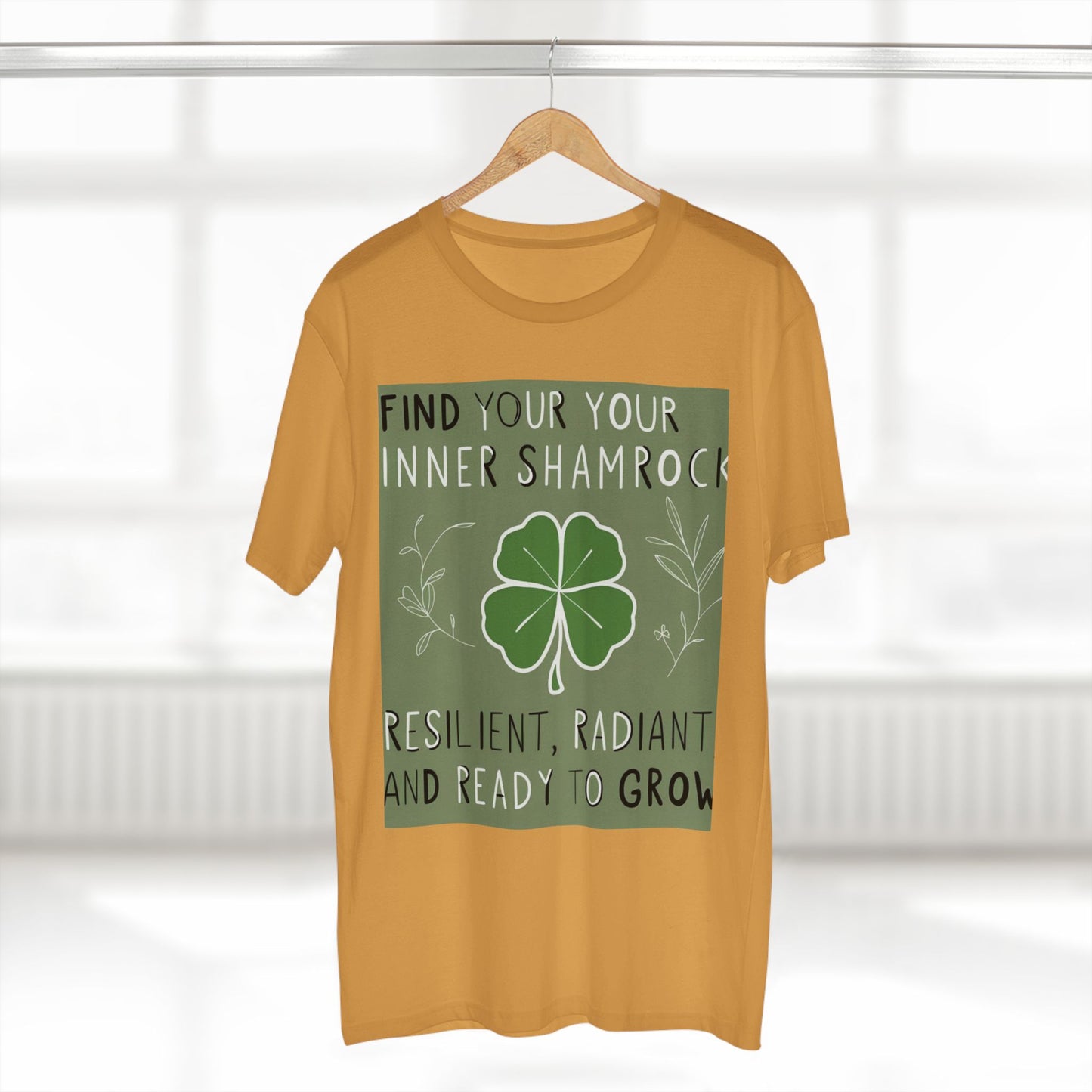 Front Print Design "Find Your Inner Shamrock" T-shirt