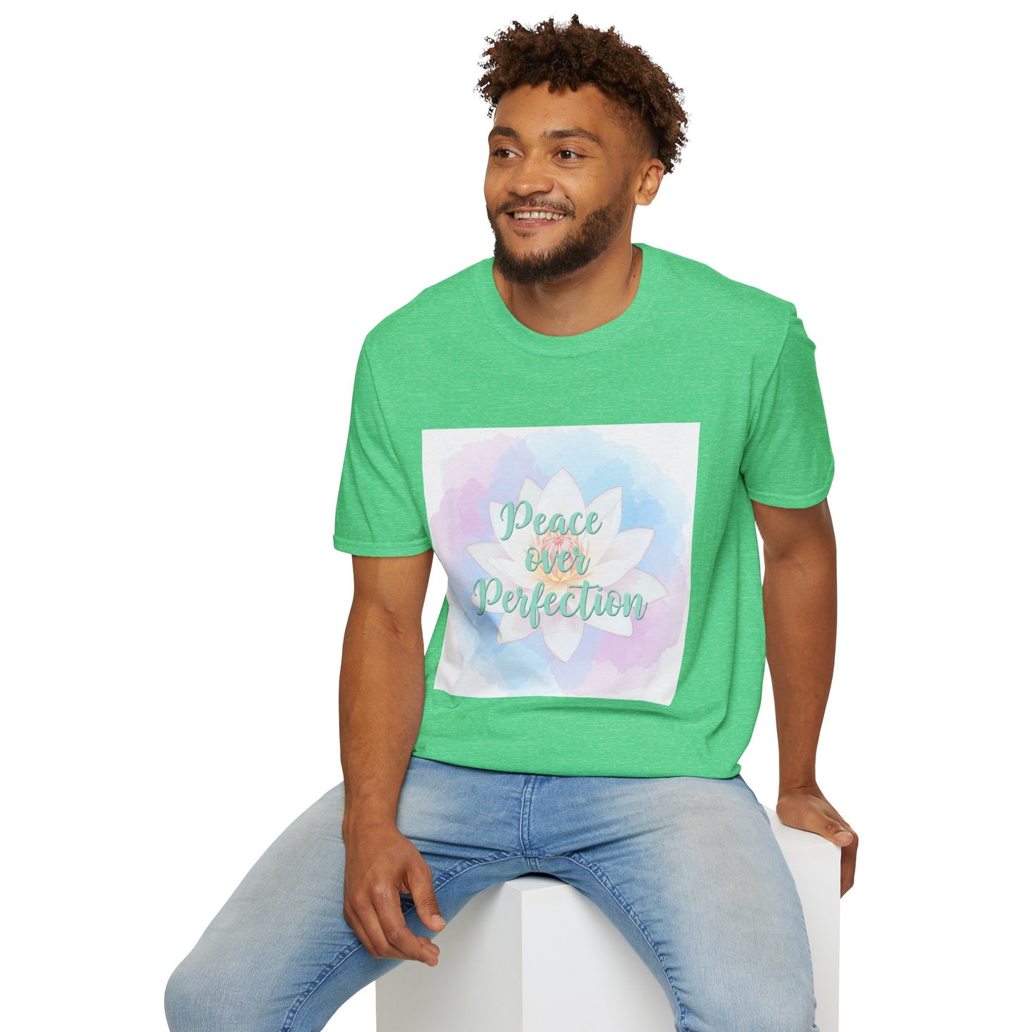 Peace Over Perfection Unisex Softstyle T-Shirt - Inspirational Casual Wear