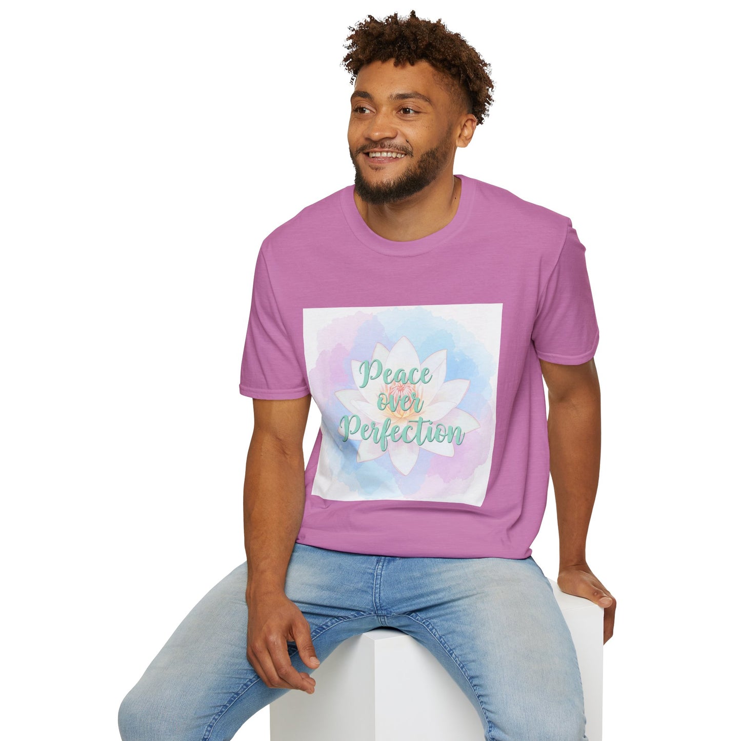 Peace Over Perfection Unisex Softstyle T-Shirt - Inspirational Casual Wear