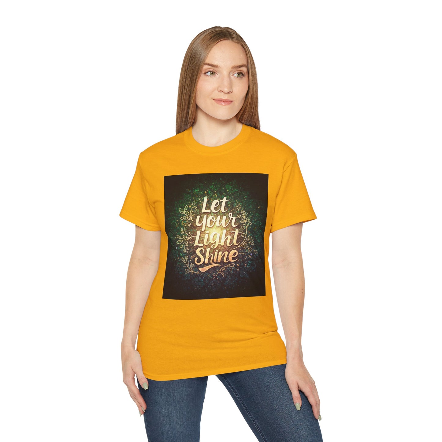 Inspirerende Unisex Ultra Cotton Tee - "Laat jou lig skyn"