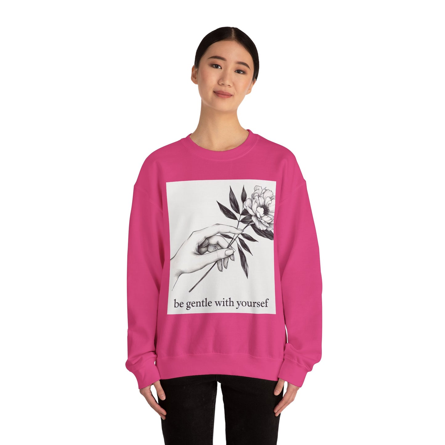 Be Gentle With Yourself Crewneck Sweatshirt - Unisex Heavy Blend™