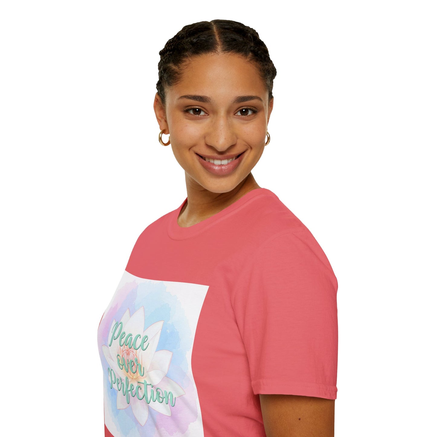 Peace Over Perfection Unisex Softstyle T-Shirt - Inspirational Casual Wear