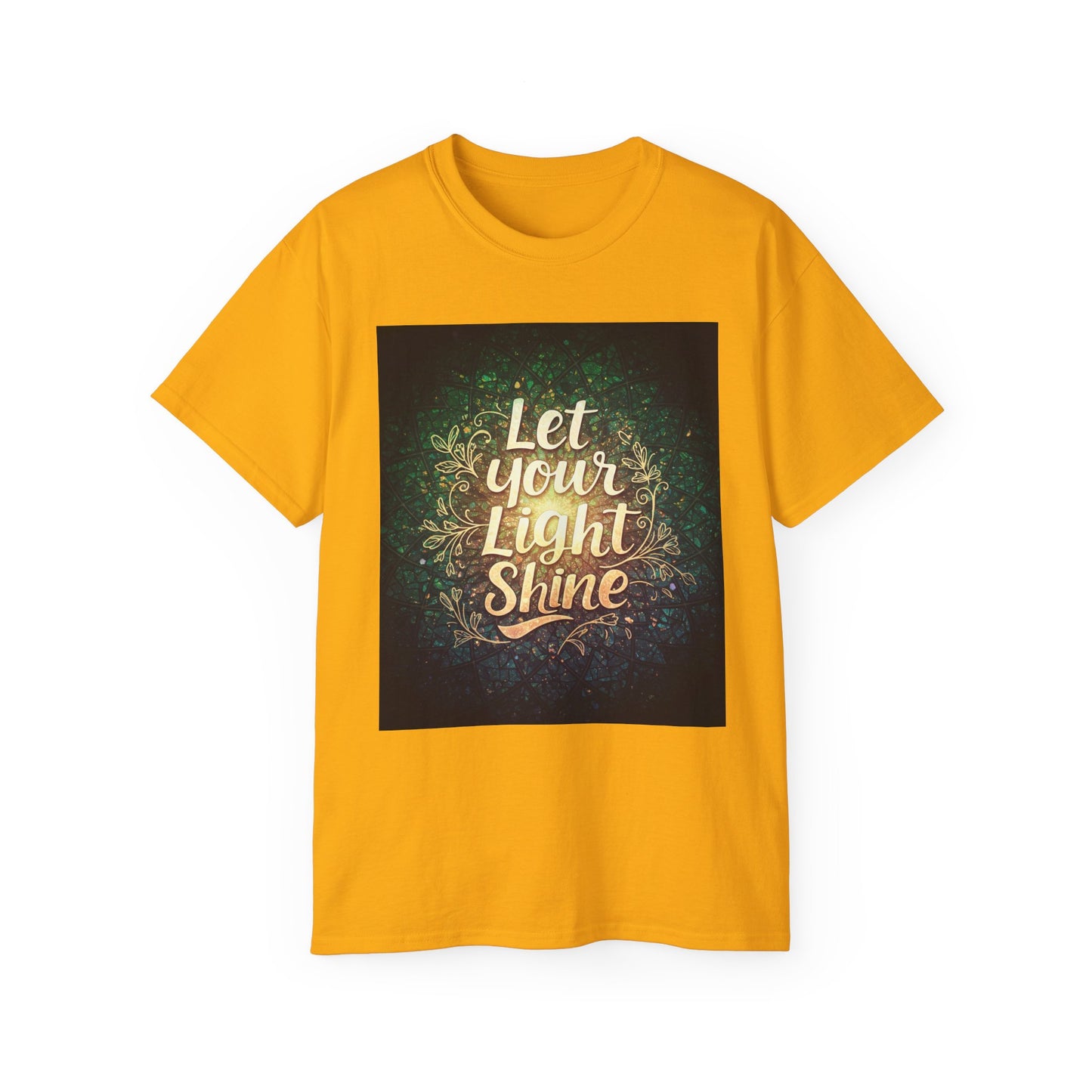 Inspirational Unisex Ultra Cotton Tee - "Let Your Light Shine"