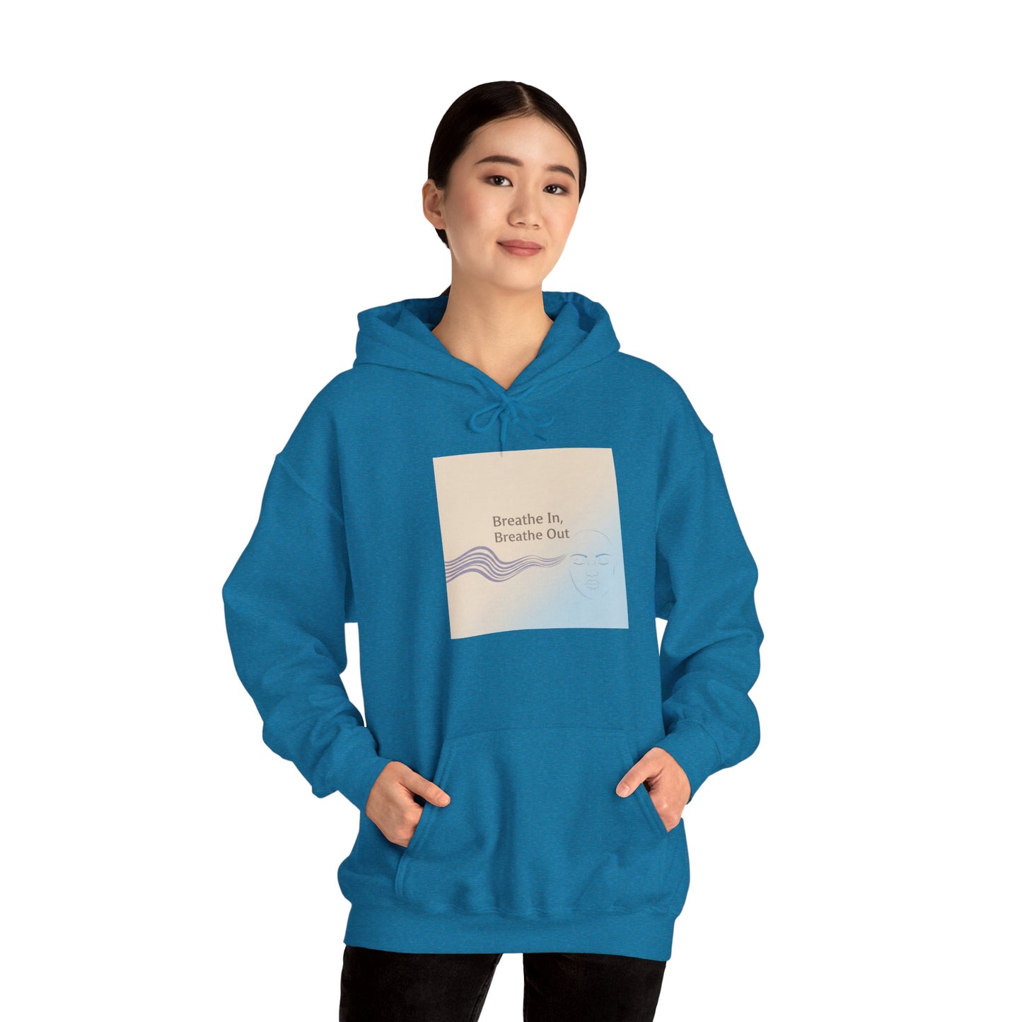 Mindfulness Breathe In Hoodie for Stress Relief