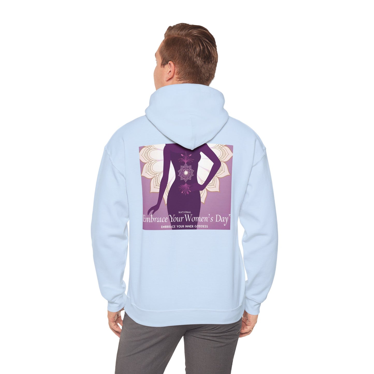 Embrace Your Women's Day Hoodie - Unisex Heavy Blend Sweatshirt