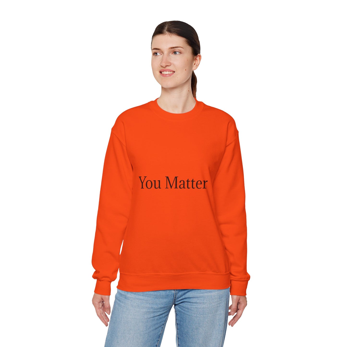 You Matter Unisex Heavy Blend™ Rondnek-trui - Gerieflike en inspirerende klere