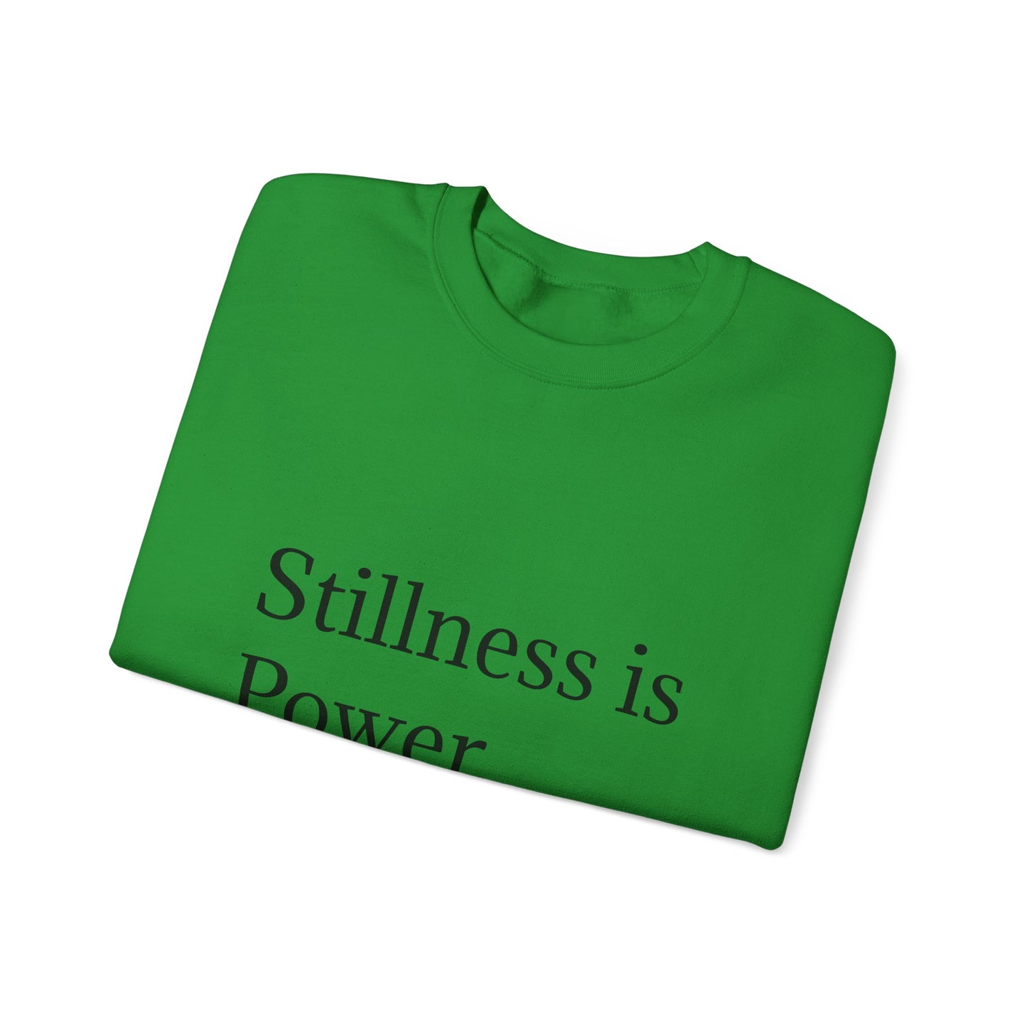 Stillness သည် Power Unisex Heavy Blend™ Crewneck Sweatshirt ဖြစ်သည်။