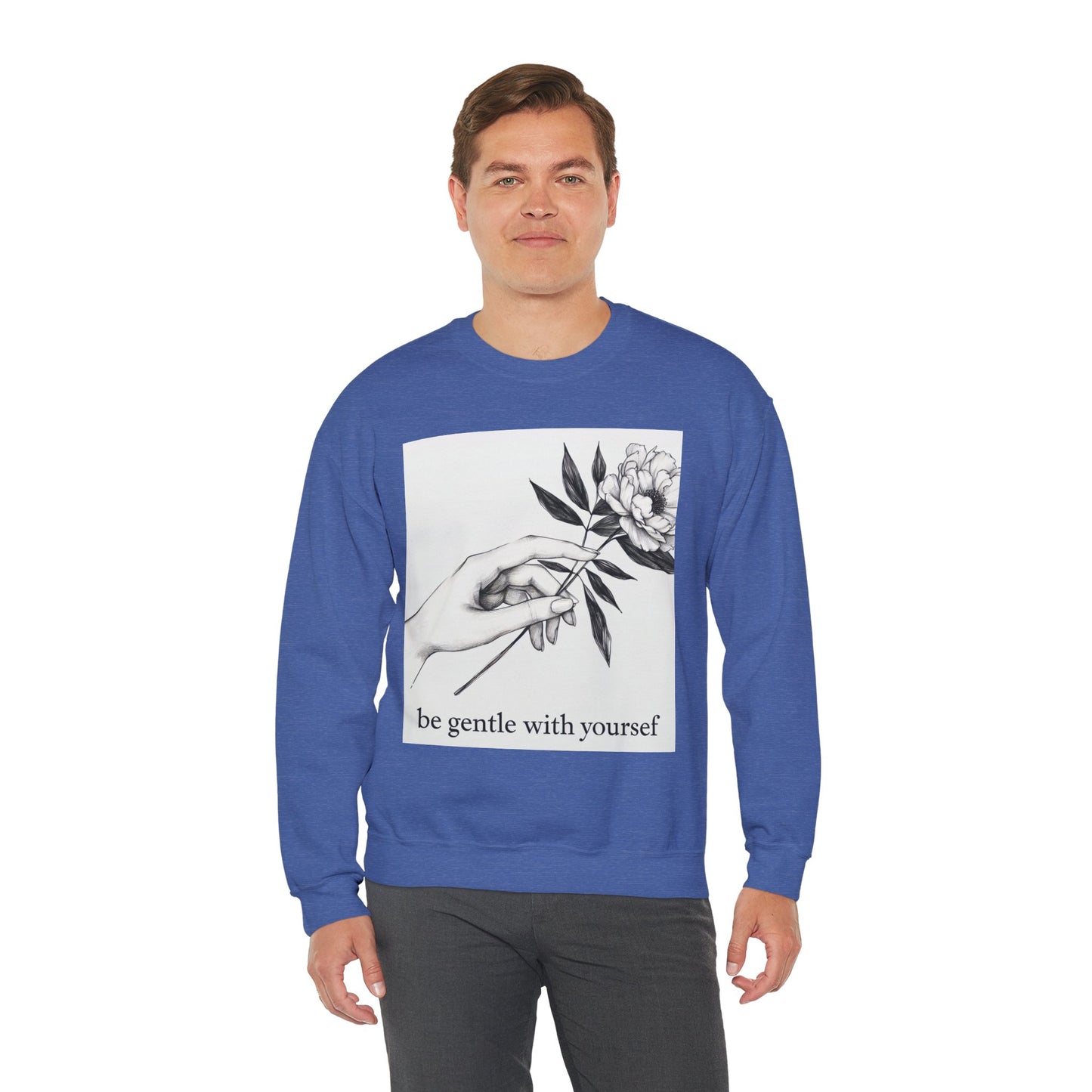 Be Gentle With Yourself Crewneck Sweatshirt - Unisex Heavy Blend™