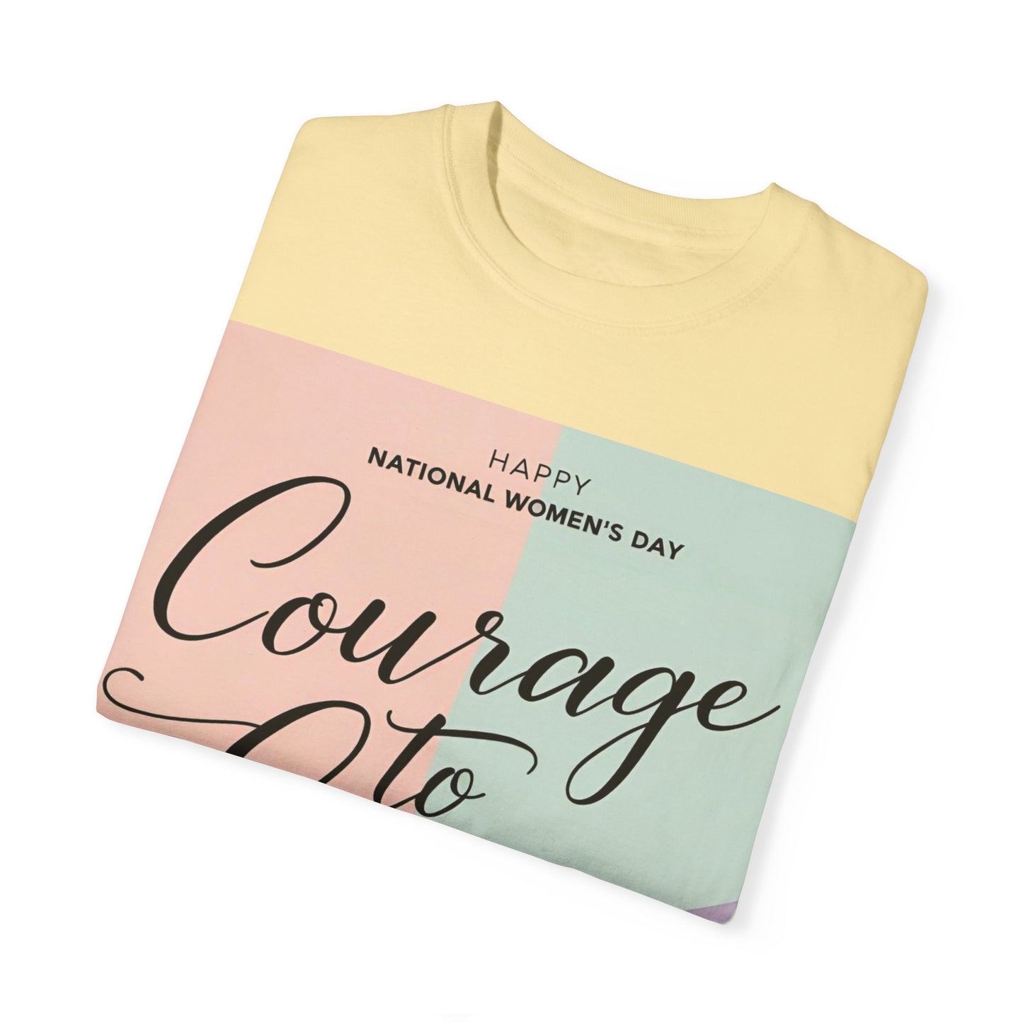 Courage to Care Unisex-T-hemp vir Geestesgesondheidsbewustheid