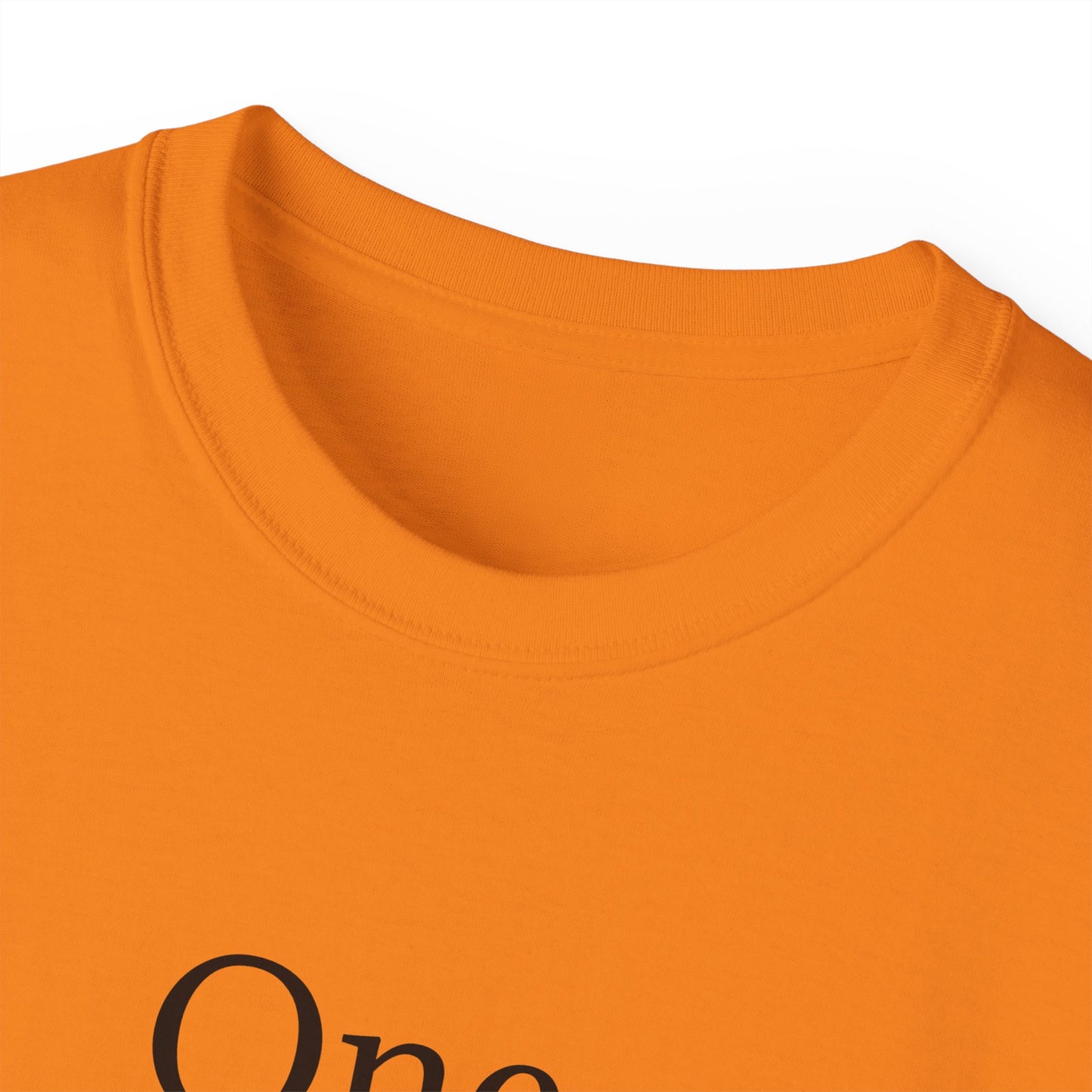 Inspirational Unisex Ultra Cotton Tee - "One Day At A Time"