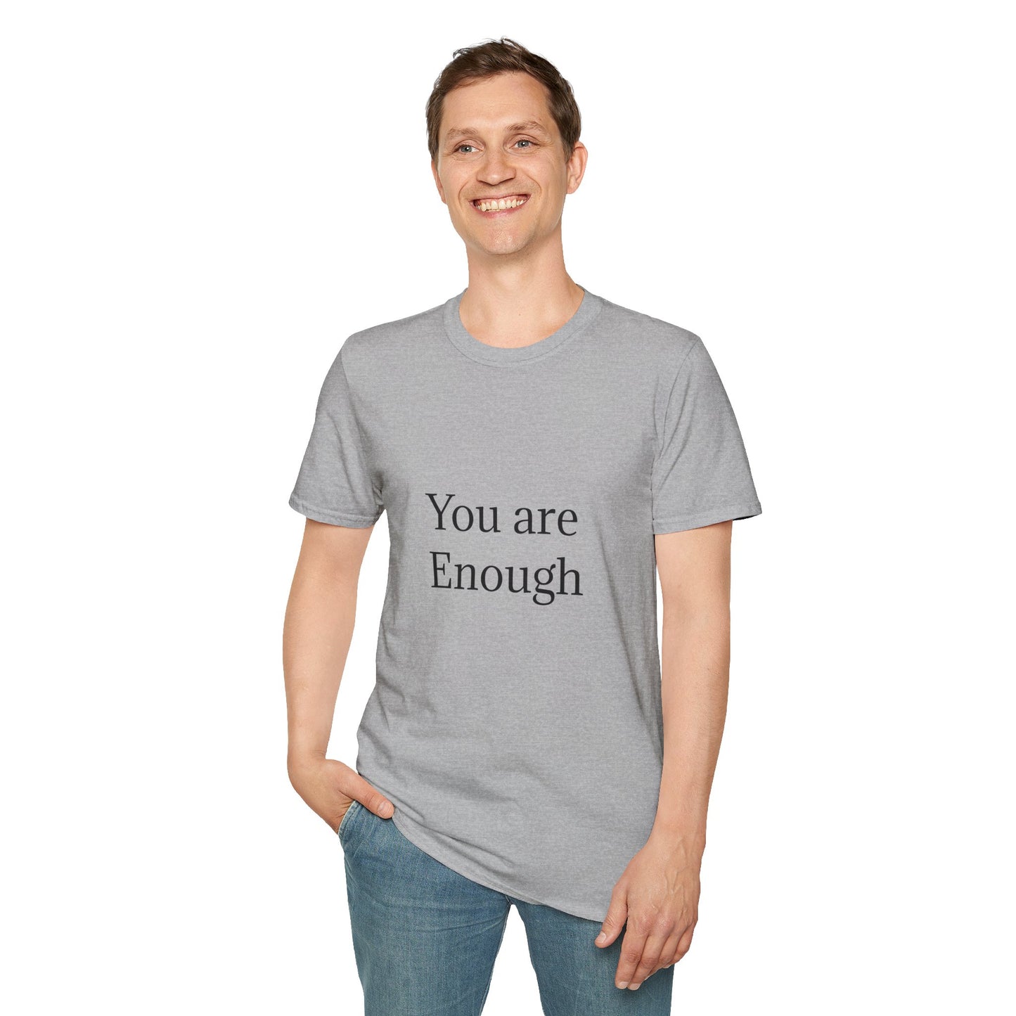 Inspirational Unisex Softstyle T-Shirt - "You are Enough"