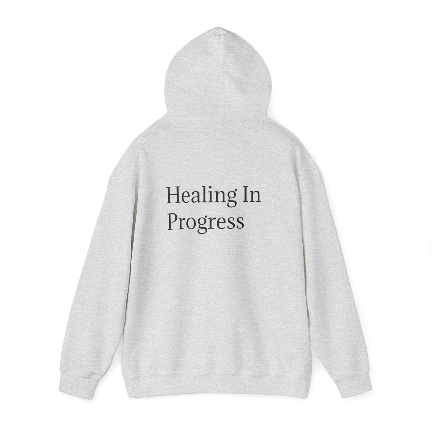 တိုးတက်မှုအတွက် ကုစားခြင်း Unisex Heavy Blend Hoodie - Self-Care &amp; Relaxation အတွက် ဇိမ်ခံအင်္ကျီ