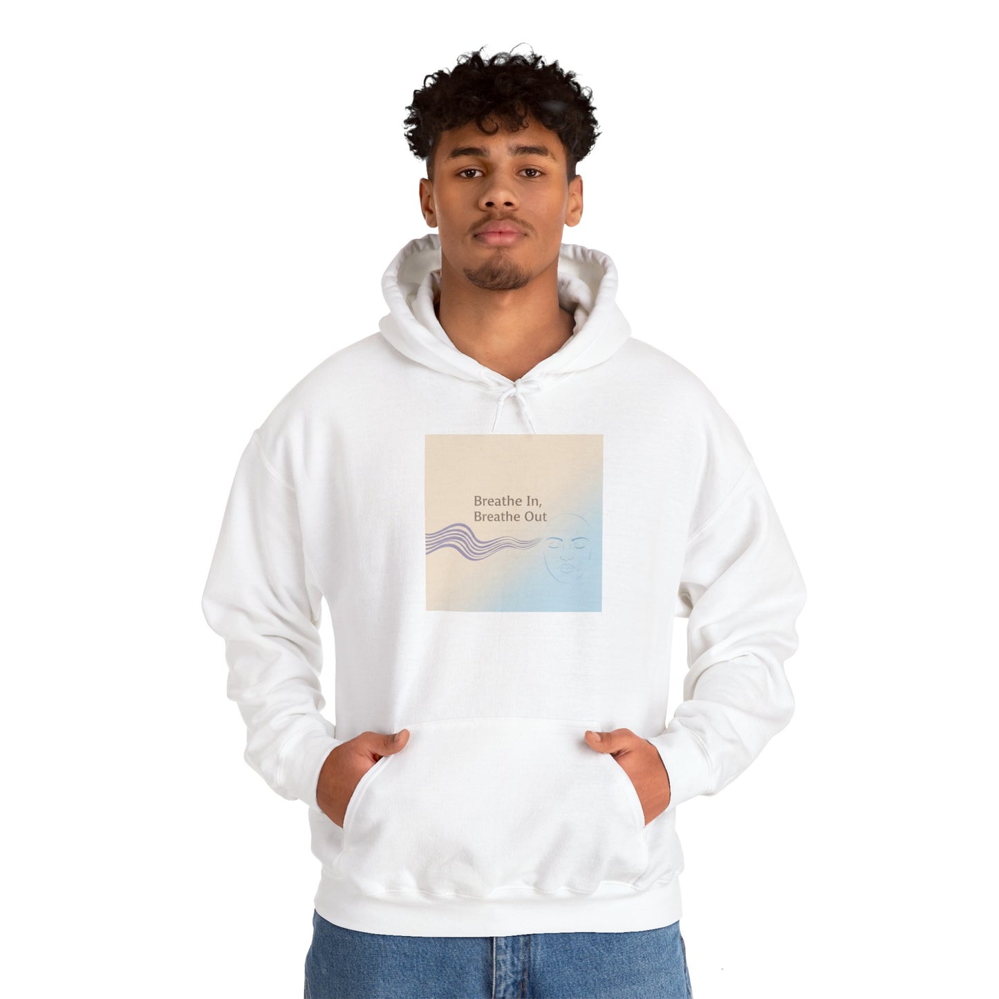 Mindfulness Breathe In Hoodie for Stress Relief