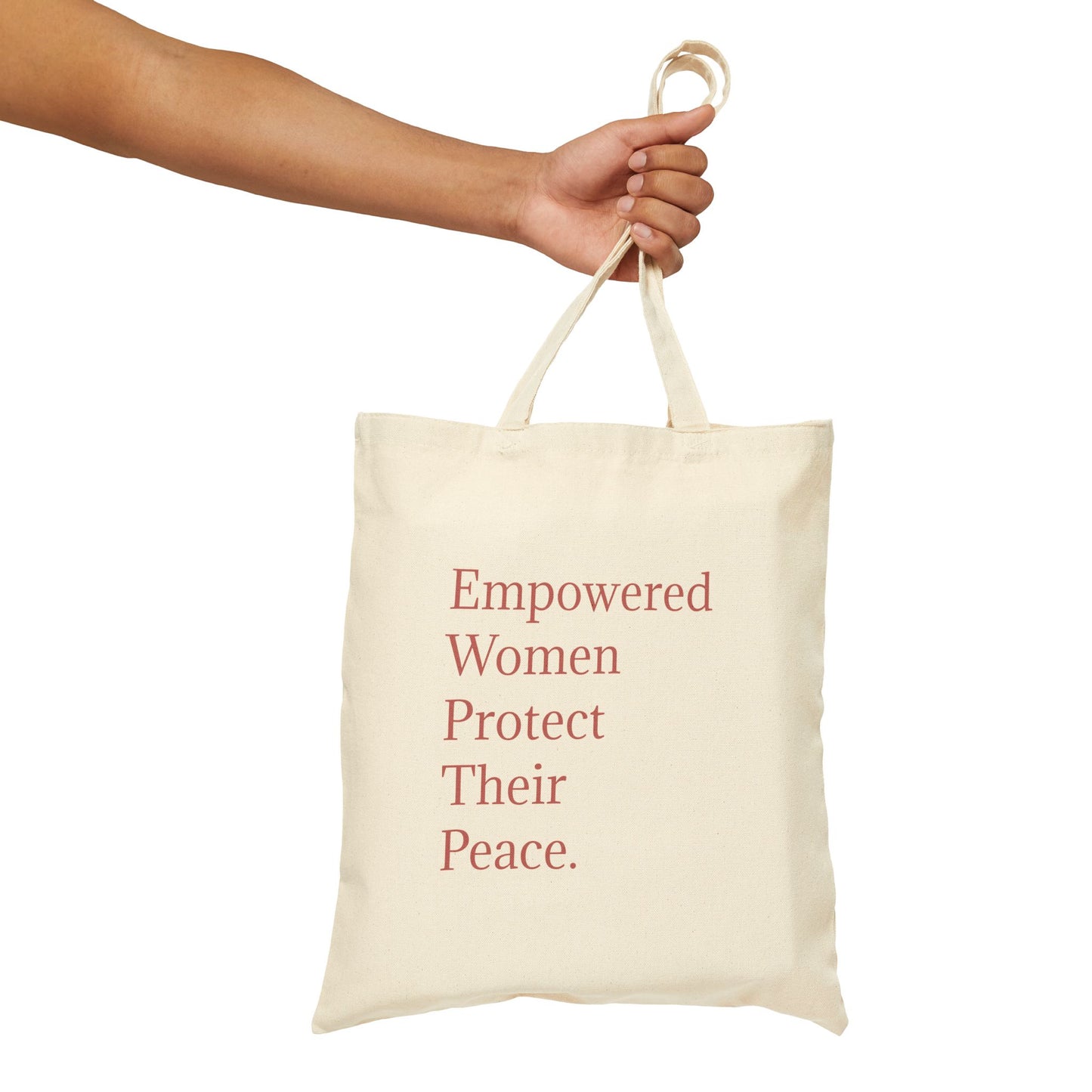 Empowered Women Tote Bag - Eco-Friendly Cotton Canvas