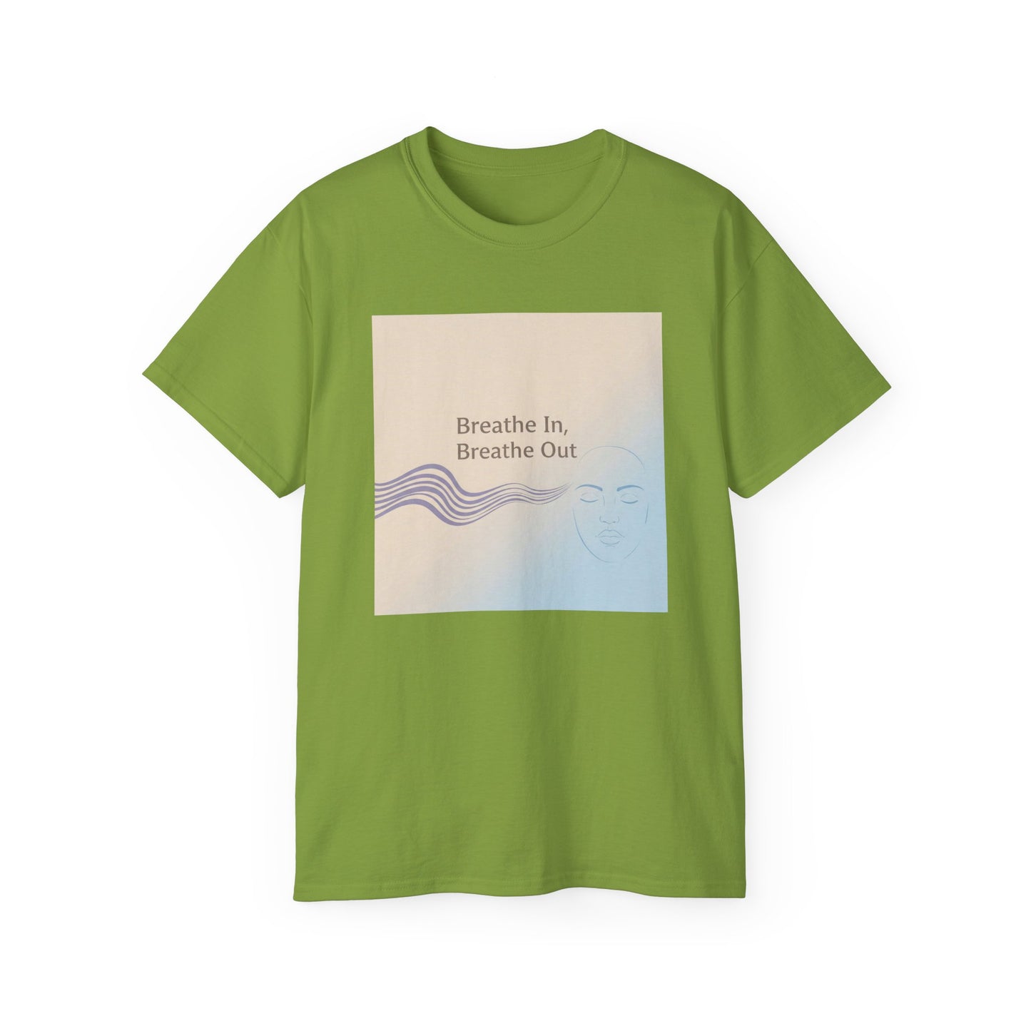 Mindfulness Unisex Ultra Cotton Tee - Breathe In, Breathe Out