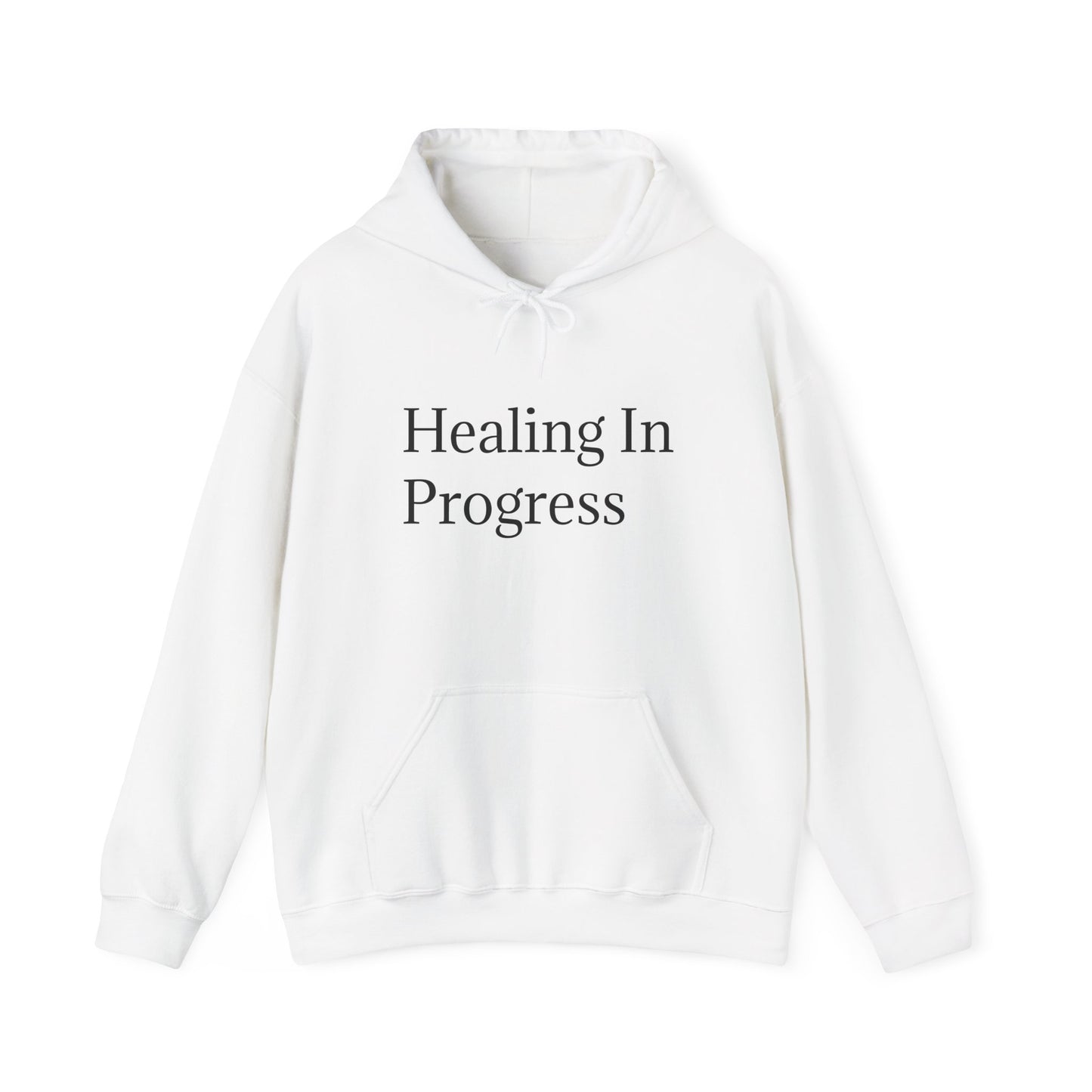 တိုးတက်မှုအတွက် ကုစားခြင်း Unisex Heavy Blend Hoodie - Self-Care &amp; Relaxation အတွက် ဇိမ်ခံအင်္ကျီ