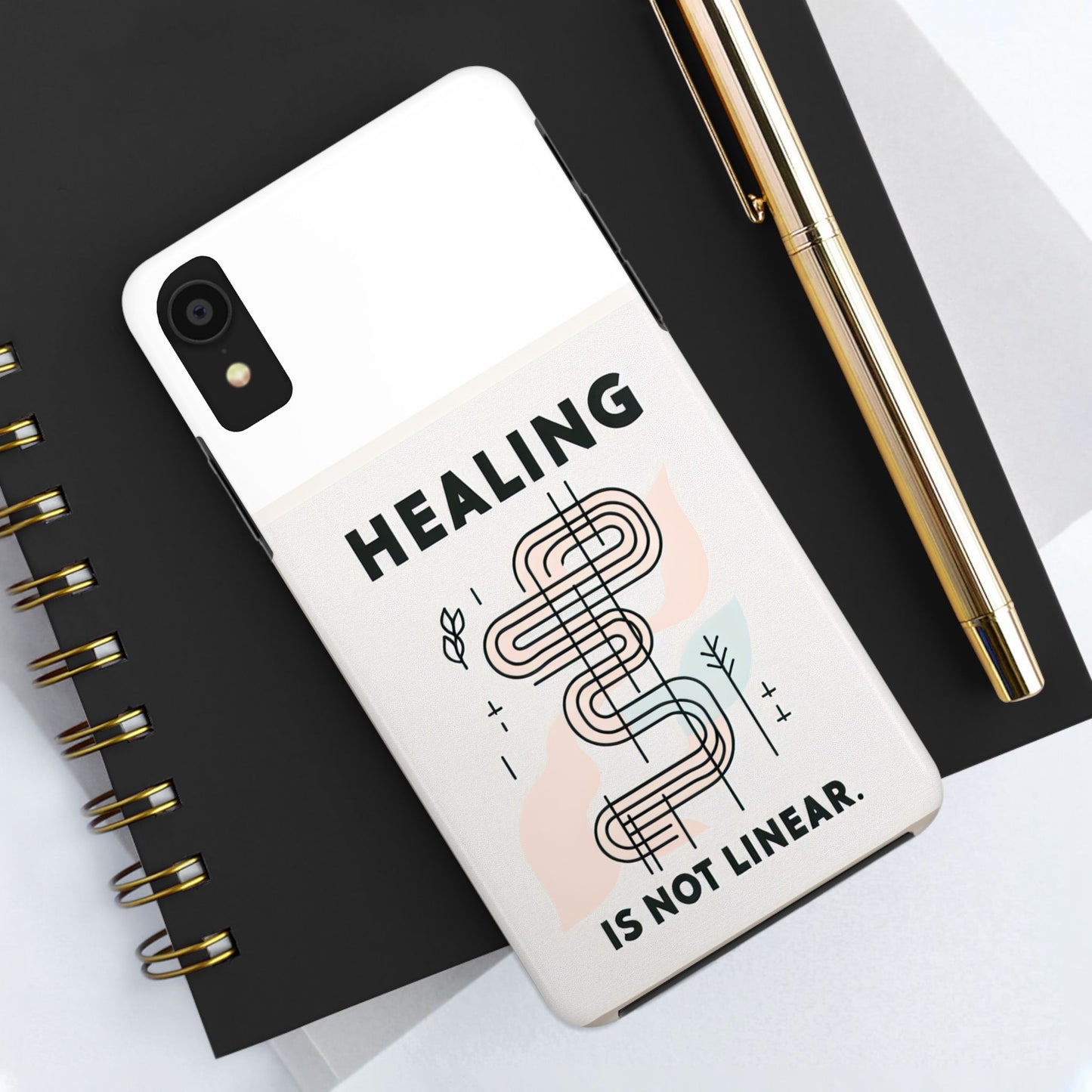 Healing Is Not Linear Tough Phone Case - Durable and Stylish Protection for Your Device