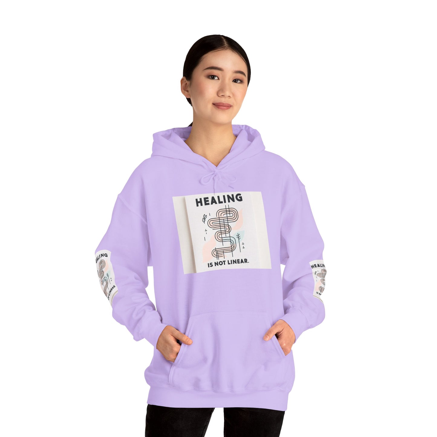 ကုသခြင်းသည် Linear Hoodie မဟုတ်ပါ။