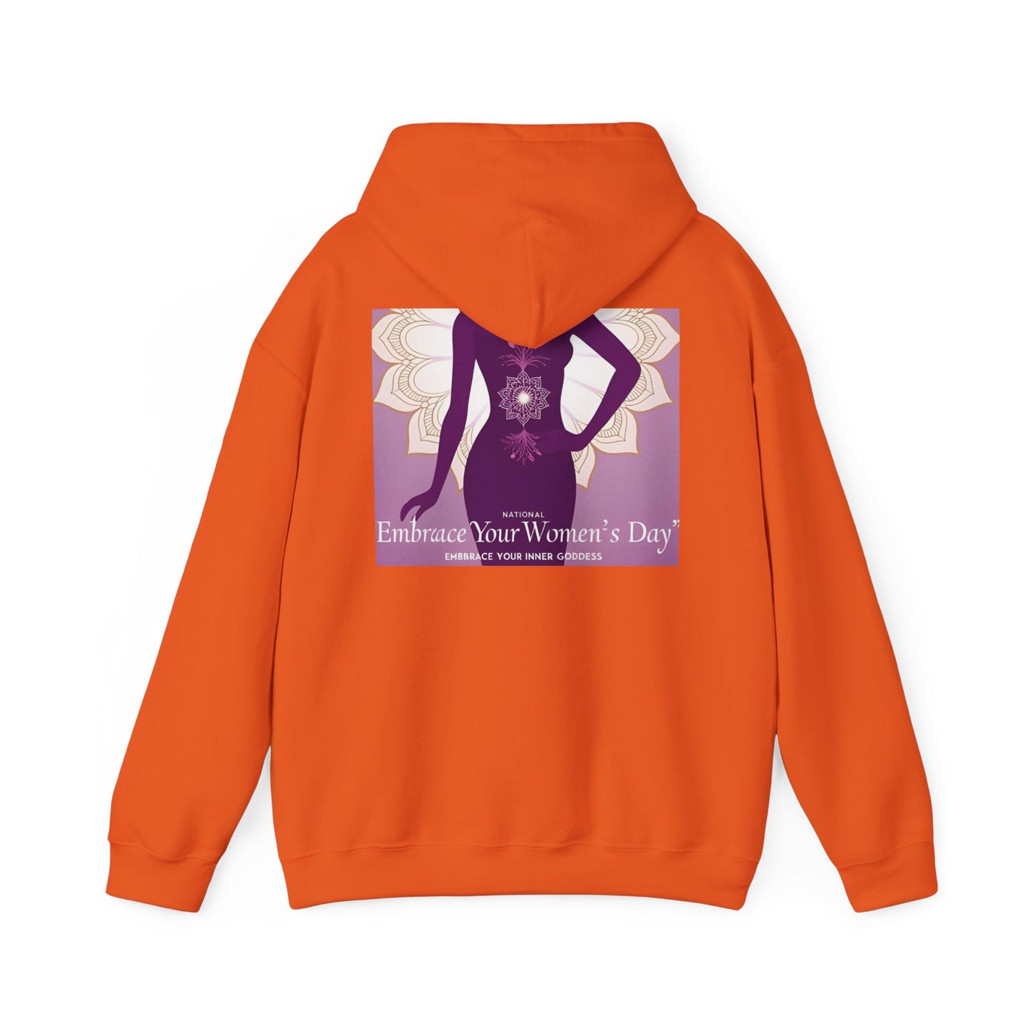 Embrace Your Women's Day Hoodie - Unisex Heavy Blend Sweatshirt