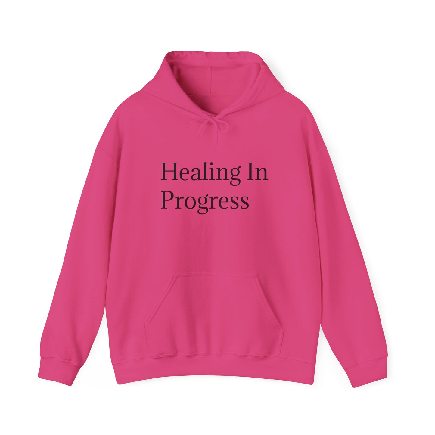 တိုးတက်မှုအတွက် ကုစားခြင်း Unisex Heavy Blend Hoodie - Self-Care &amp; Relaxation အတွက် ဇိမ်ခံအင်္ကျီ