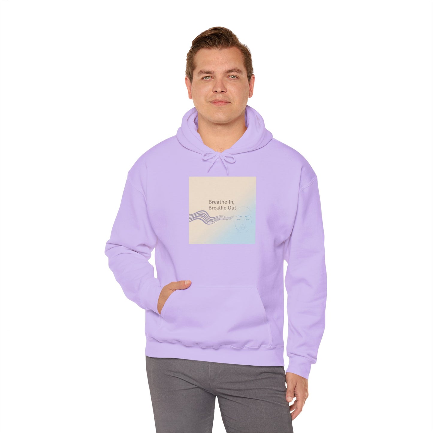 Mindfulness Breathe In Hoodie for Stress Relief