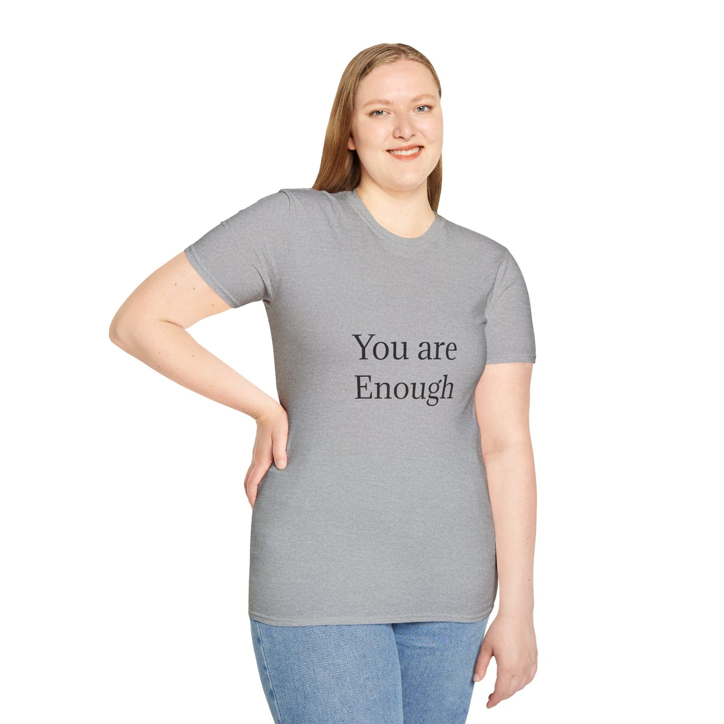 Inspirational Unisex Softstyle T-Shirt - "You are Enough"