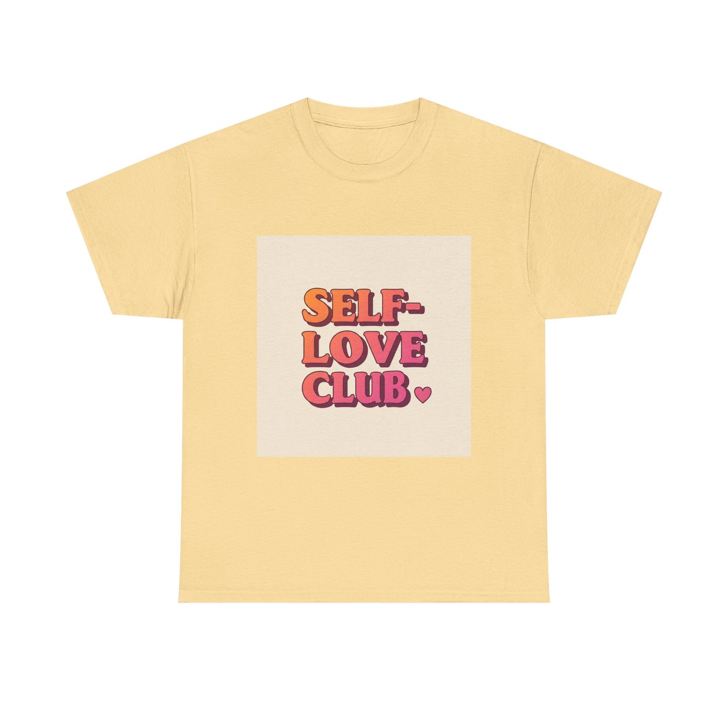 Self-Love Club Unisex Heavy Cotton Tee - Empowerment & Comfort for All