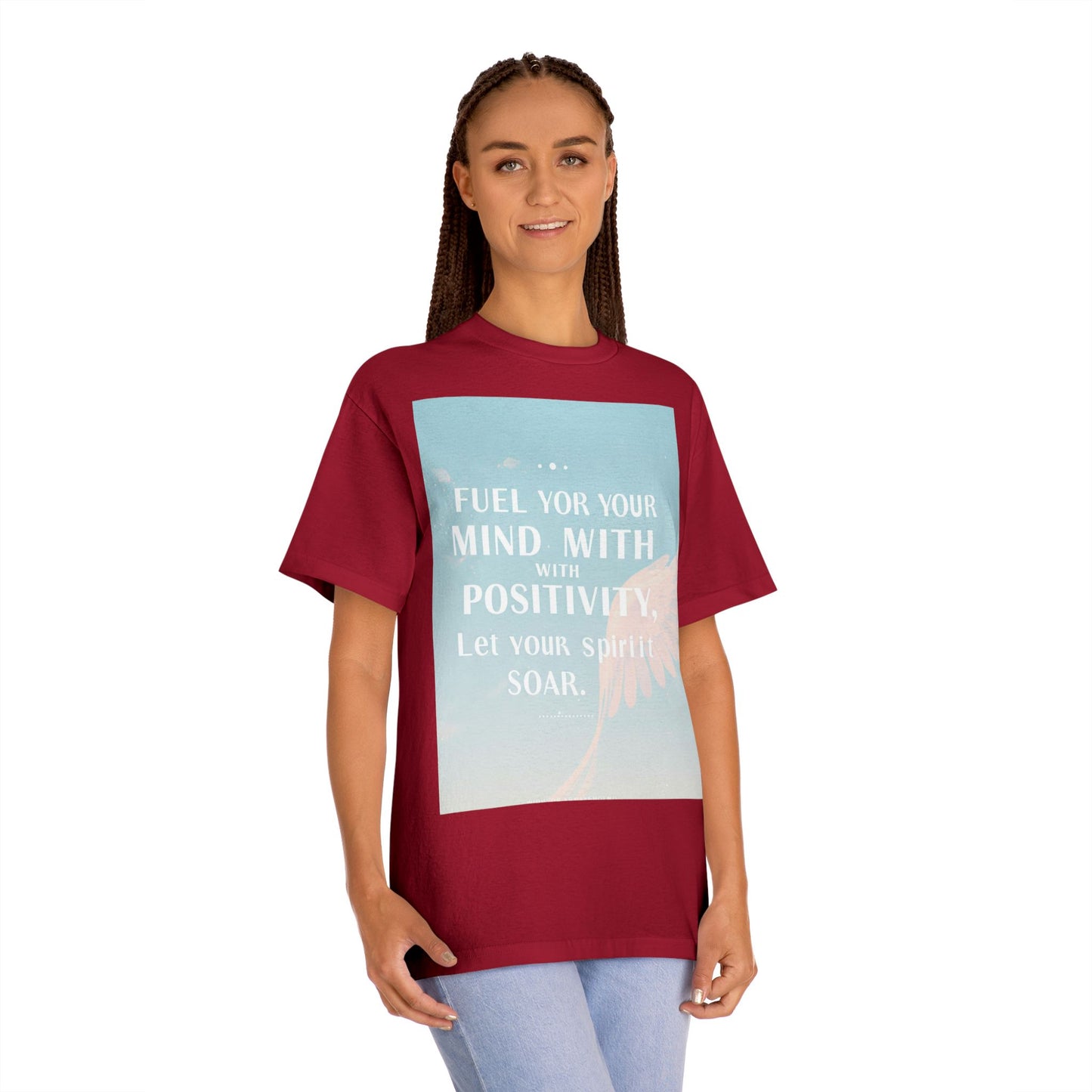 Inspirerende Positiwiteit Unisex Klassieke Tee - Mindset Motivering T-hemp