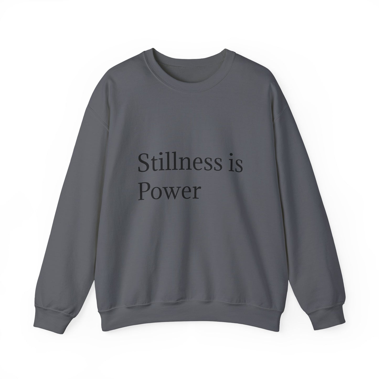 Stillness သည် Power Unisex Heavy Blend™ Crewneck Sweatshirt ဖြစ်သည်။