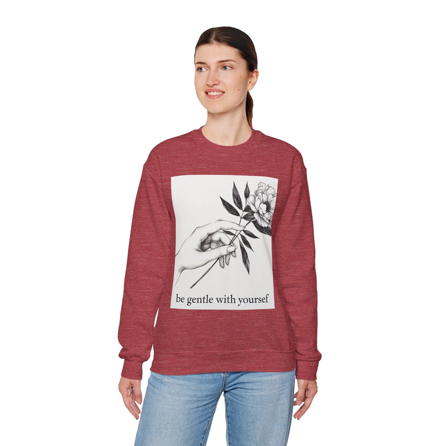 Be Gentle With Yourself Crewneck Sweatshirt - Unisex Heavy Blend™