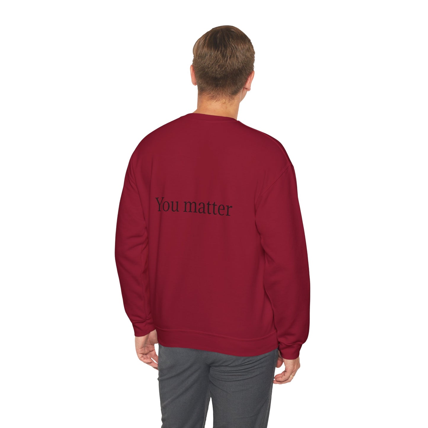 You Matter Unisex Heavy Blend™ Rondnek-trui - Gerieflike en inspirerende klere